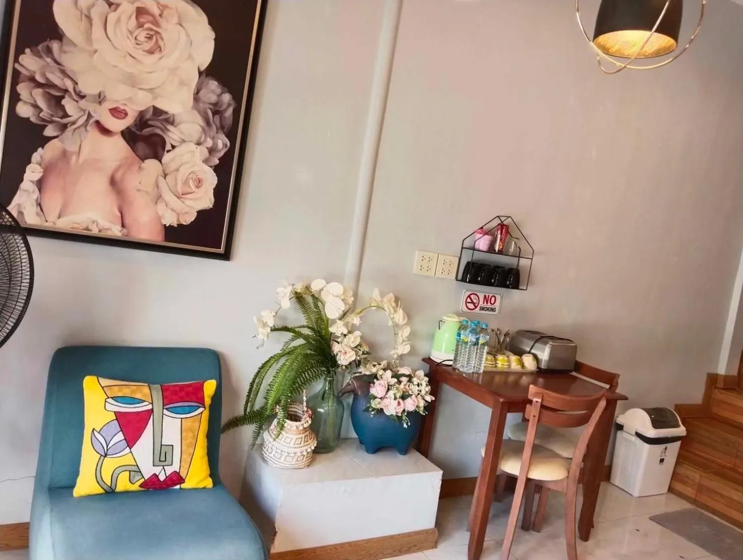 Living room in Baan Bua Talay