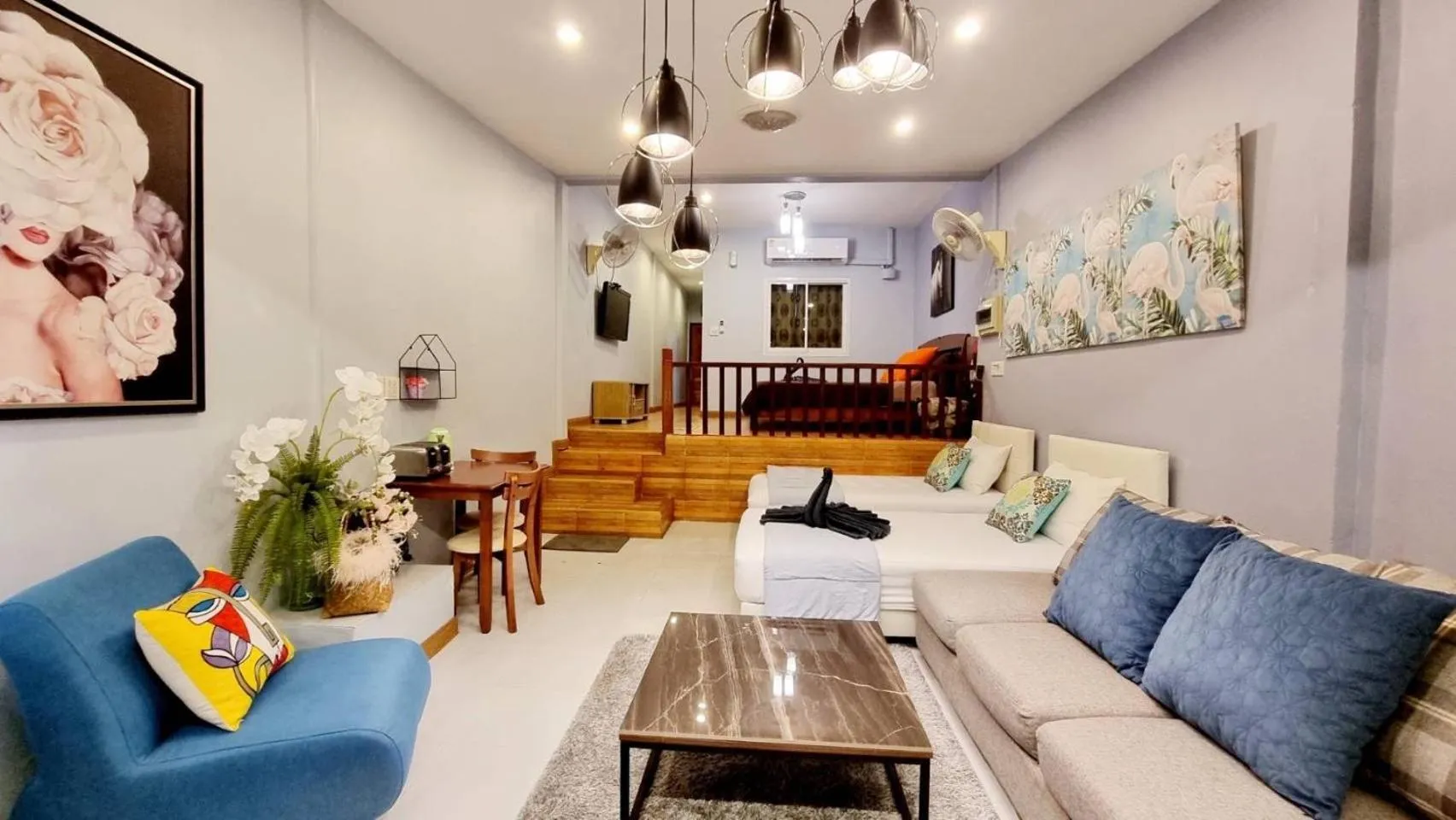 Living room in Baan Bua Talay