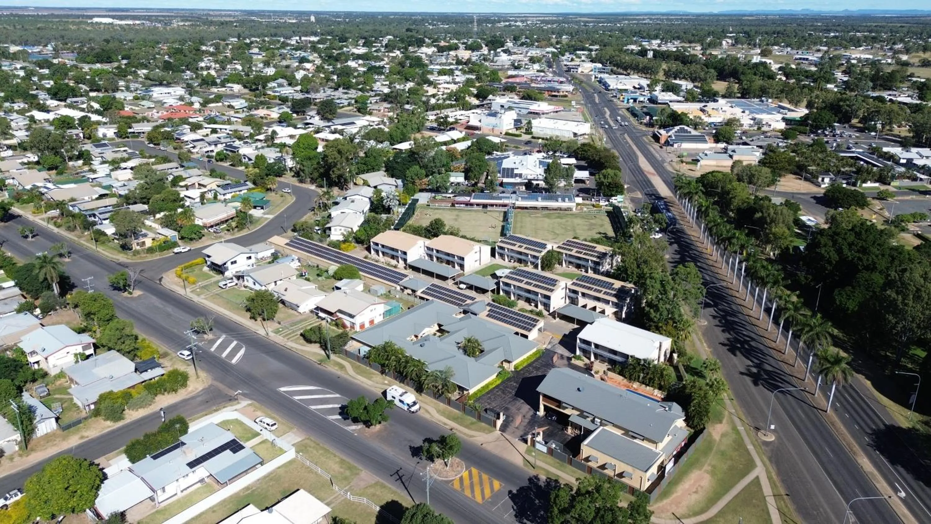 Bird's eye view in Emerald Gardens Motel & Apartments