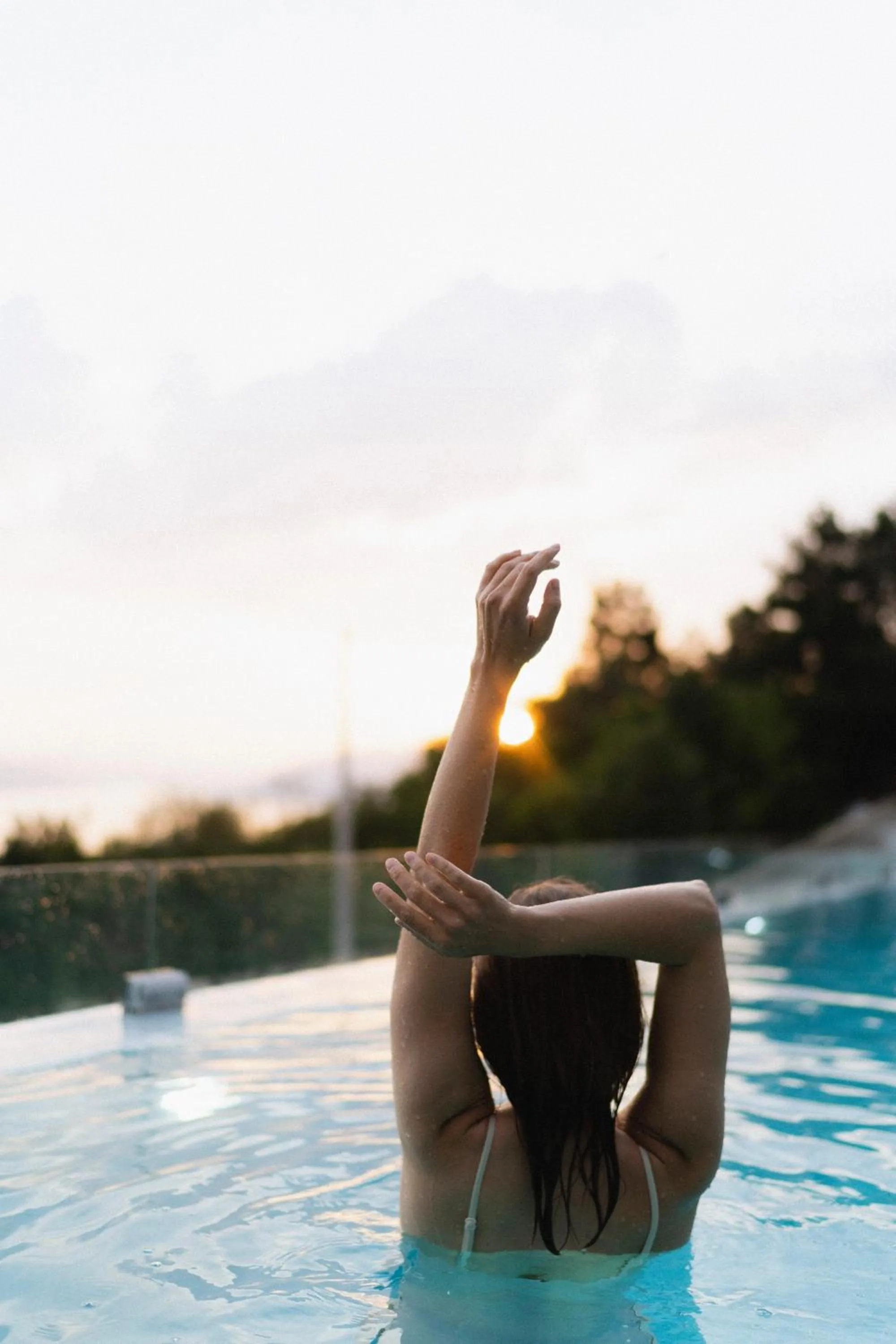 Pool view in Bayview Hills Luxury Residences