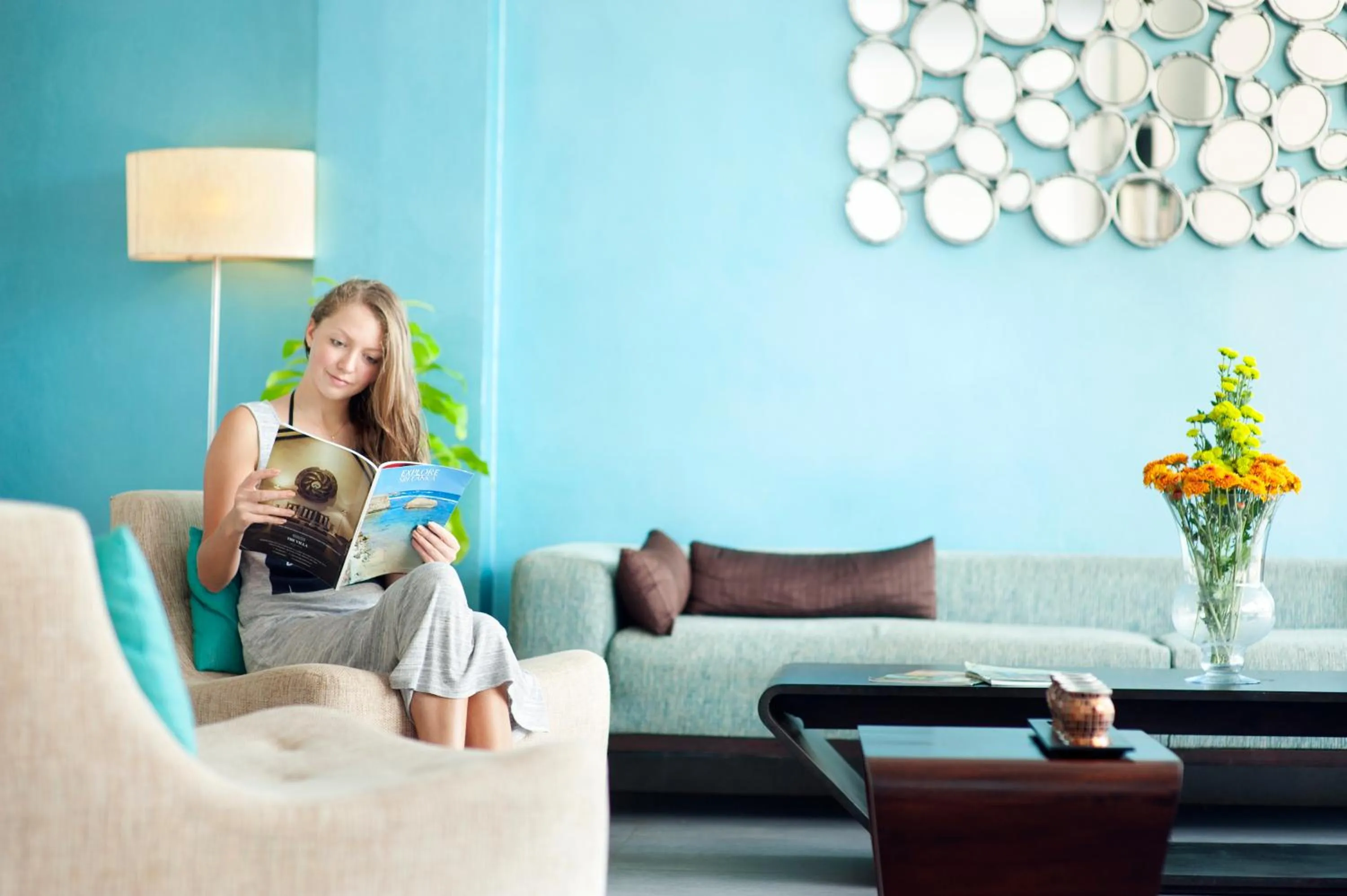 Lobby or reception in The Beach Apartments