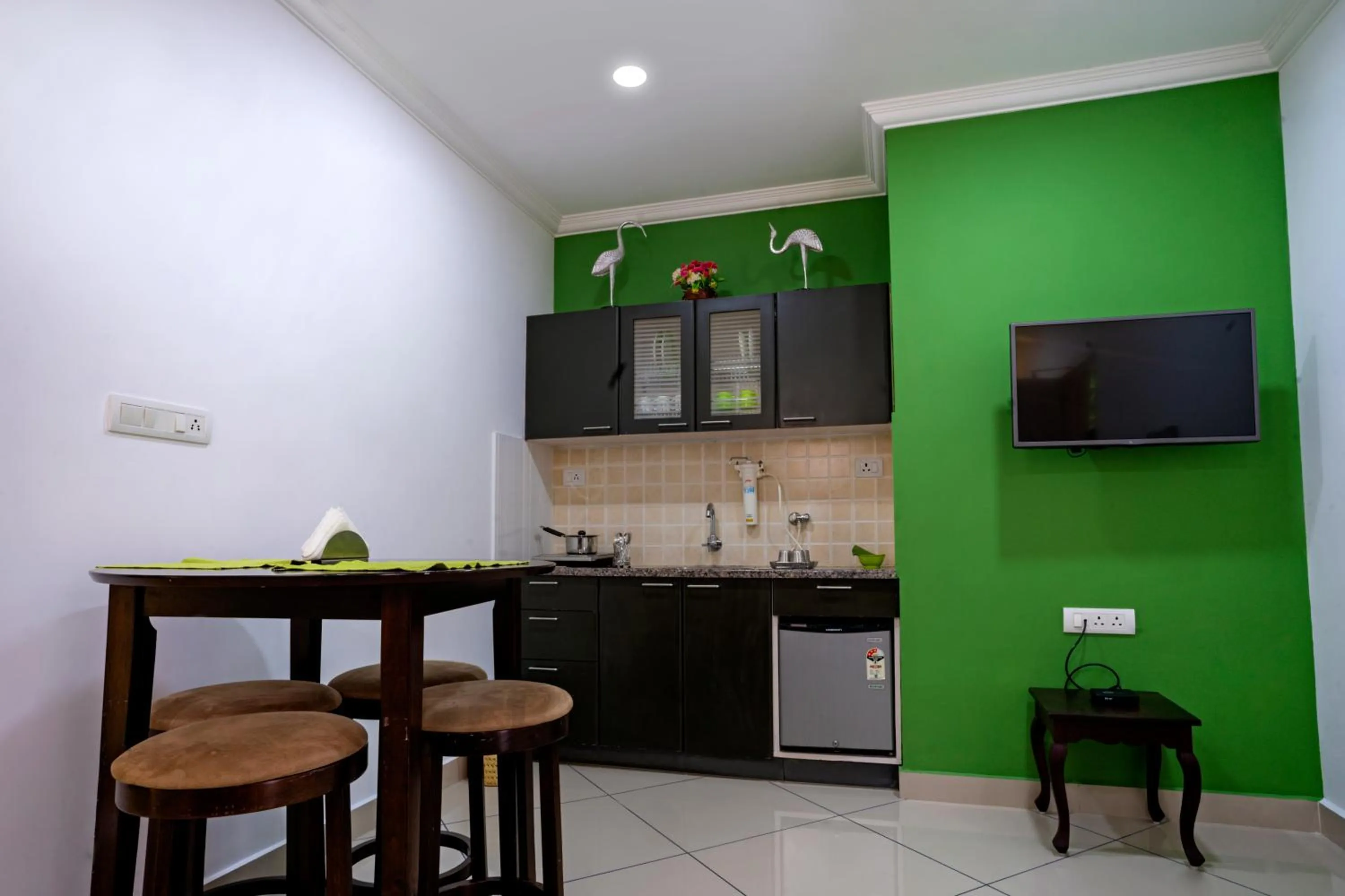 Living room in Vasudevam Premium Suites