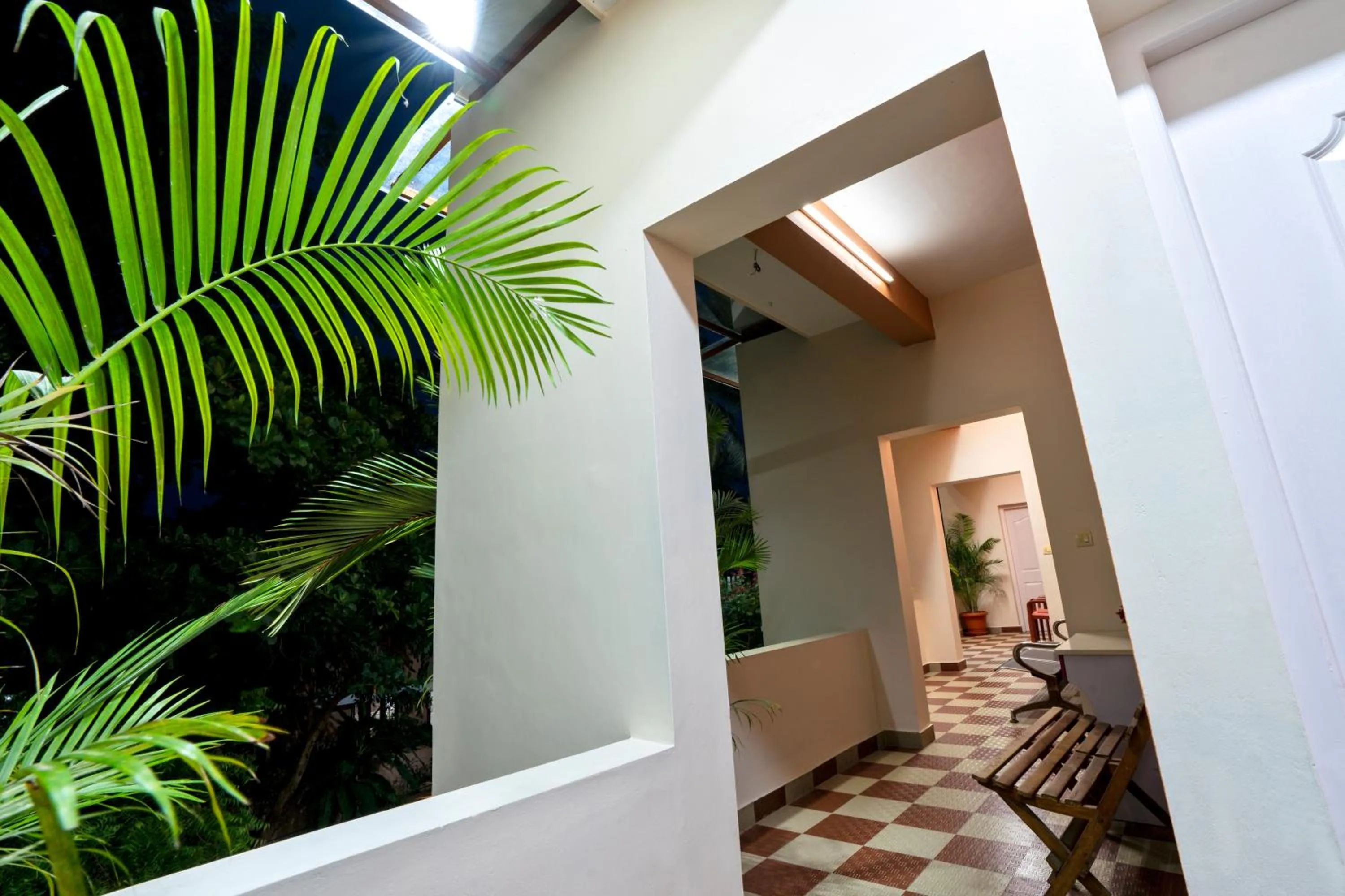 Garden view in Vasudevam Premium Suites