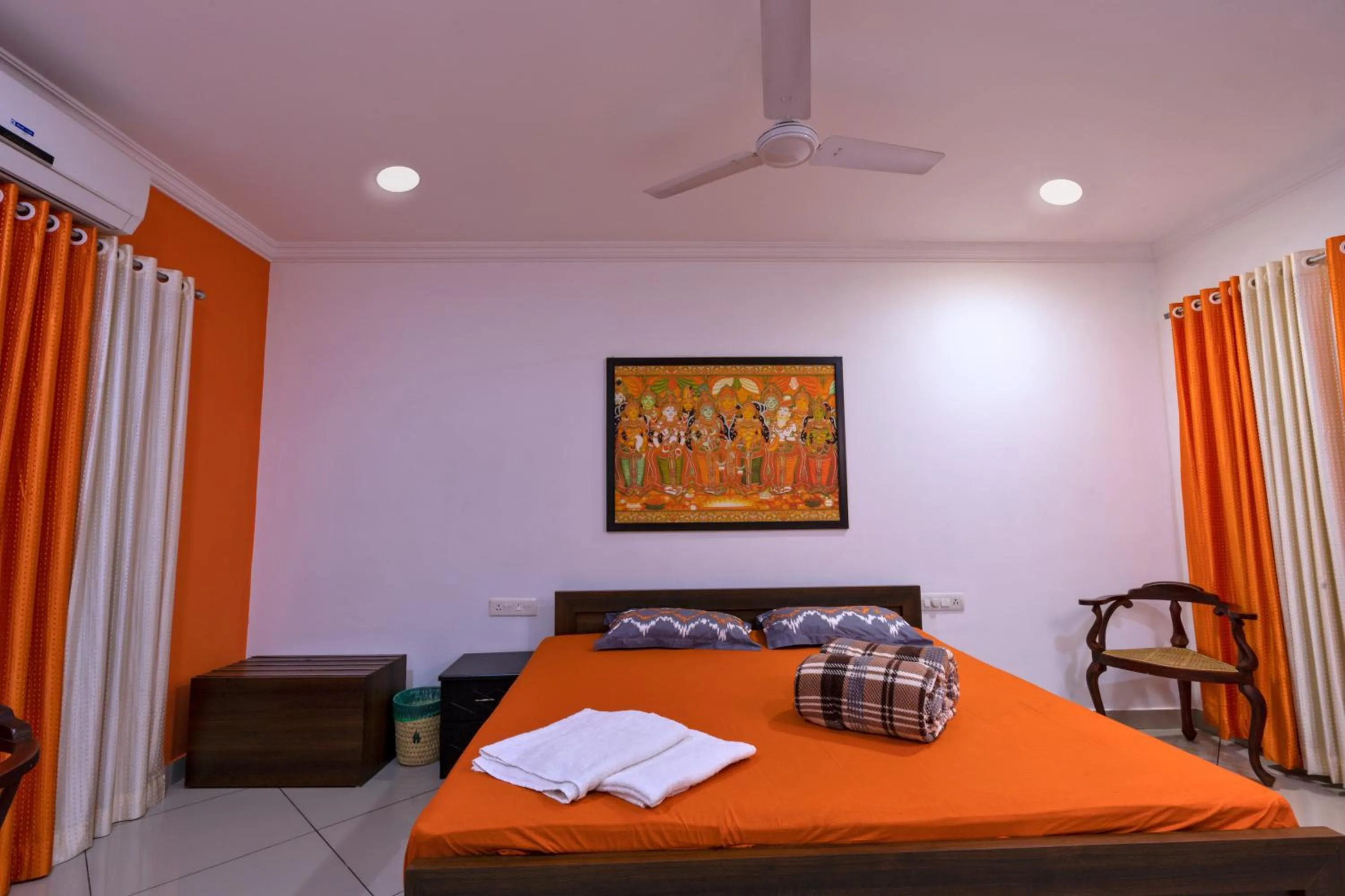 Bedroom, Bed in Vasudevam Premium Suites