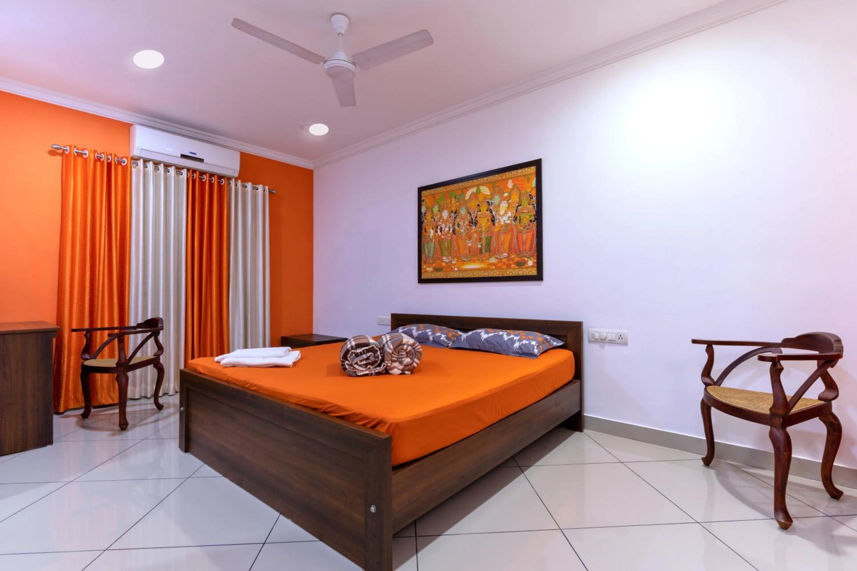 Bedroom, Bed in Vasudevam Premium Suites