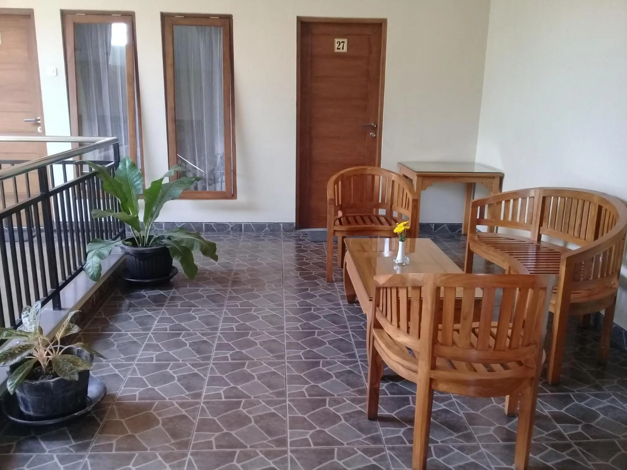 Balcony/Terrace in Aloha Hotel Yogyakarta