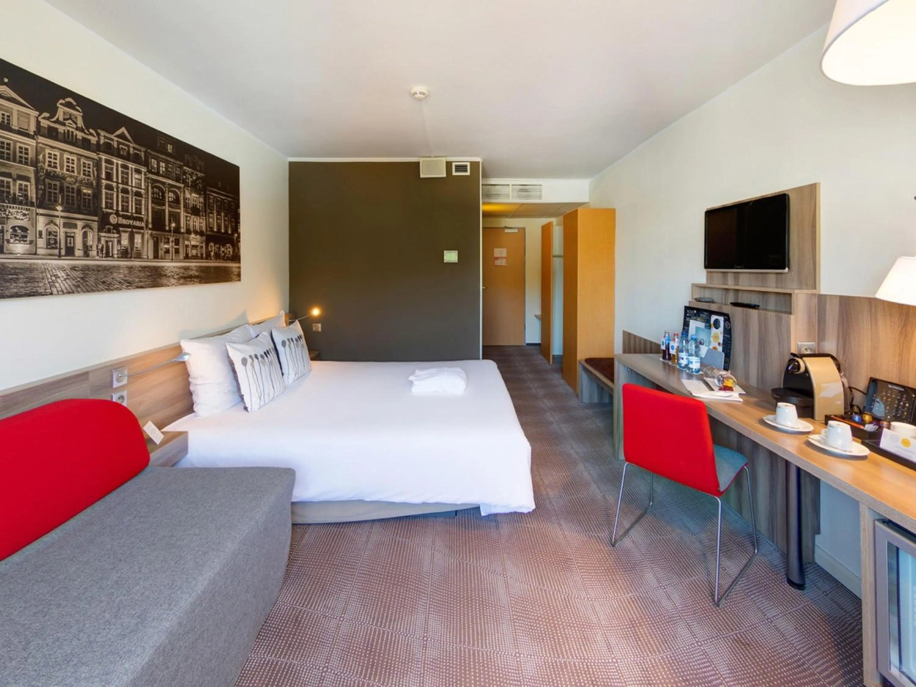 Bedroom, Bed in Novotel Poznań Malta