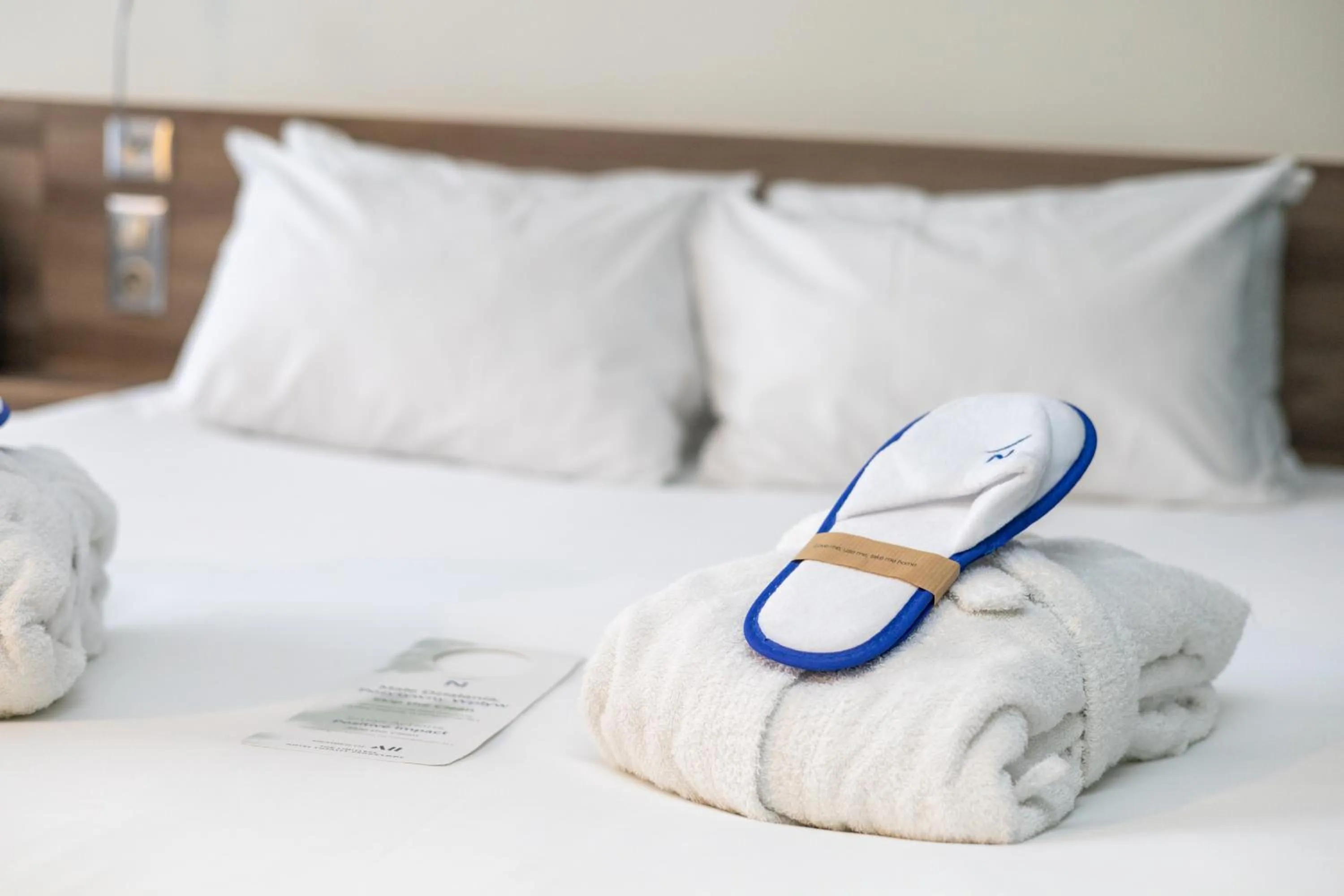 Bed in Novotel Poznań Malta