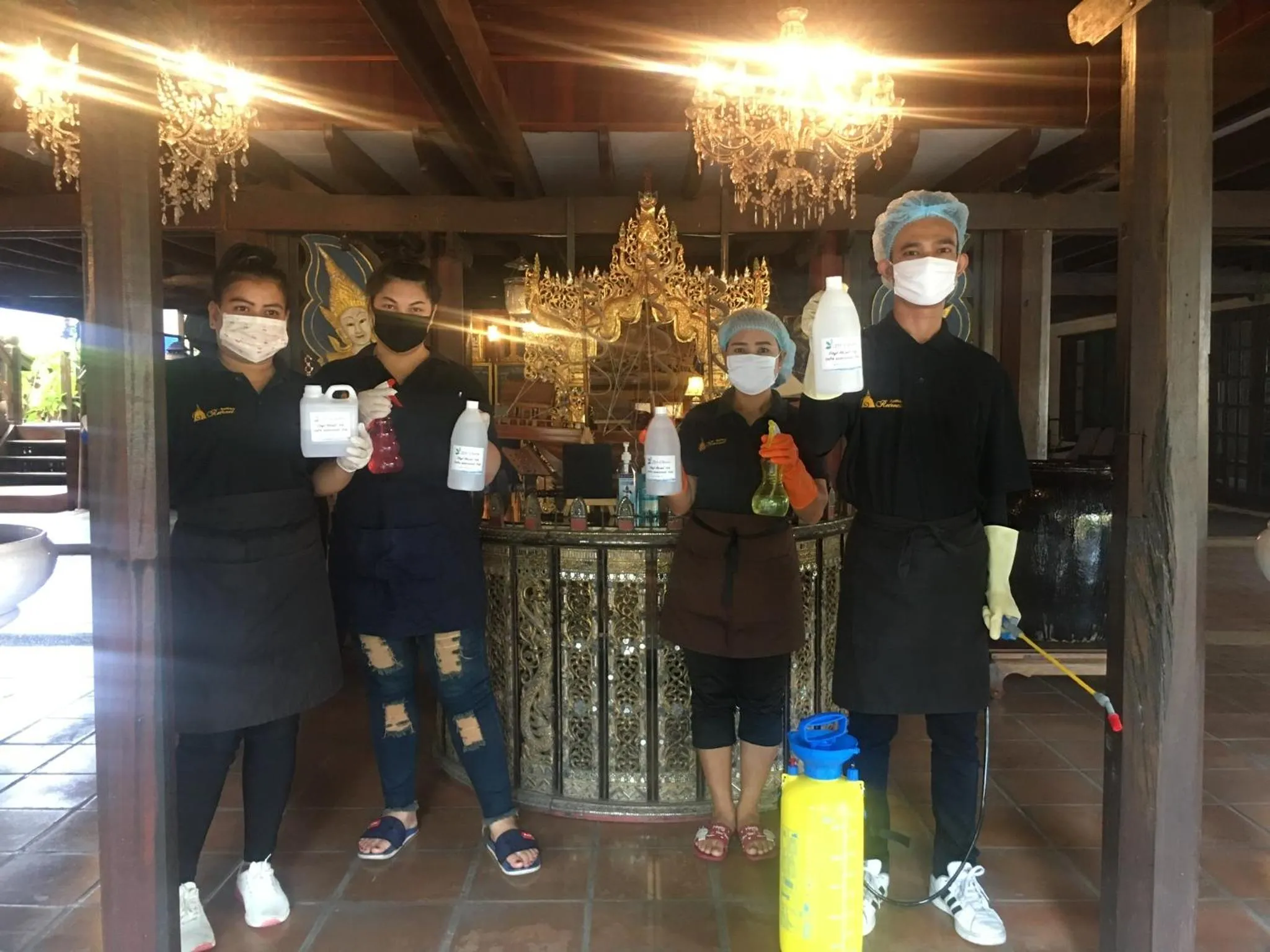 Staff in Ayutthaya retreat