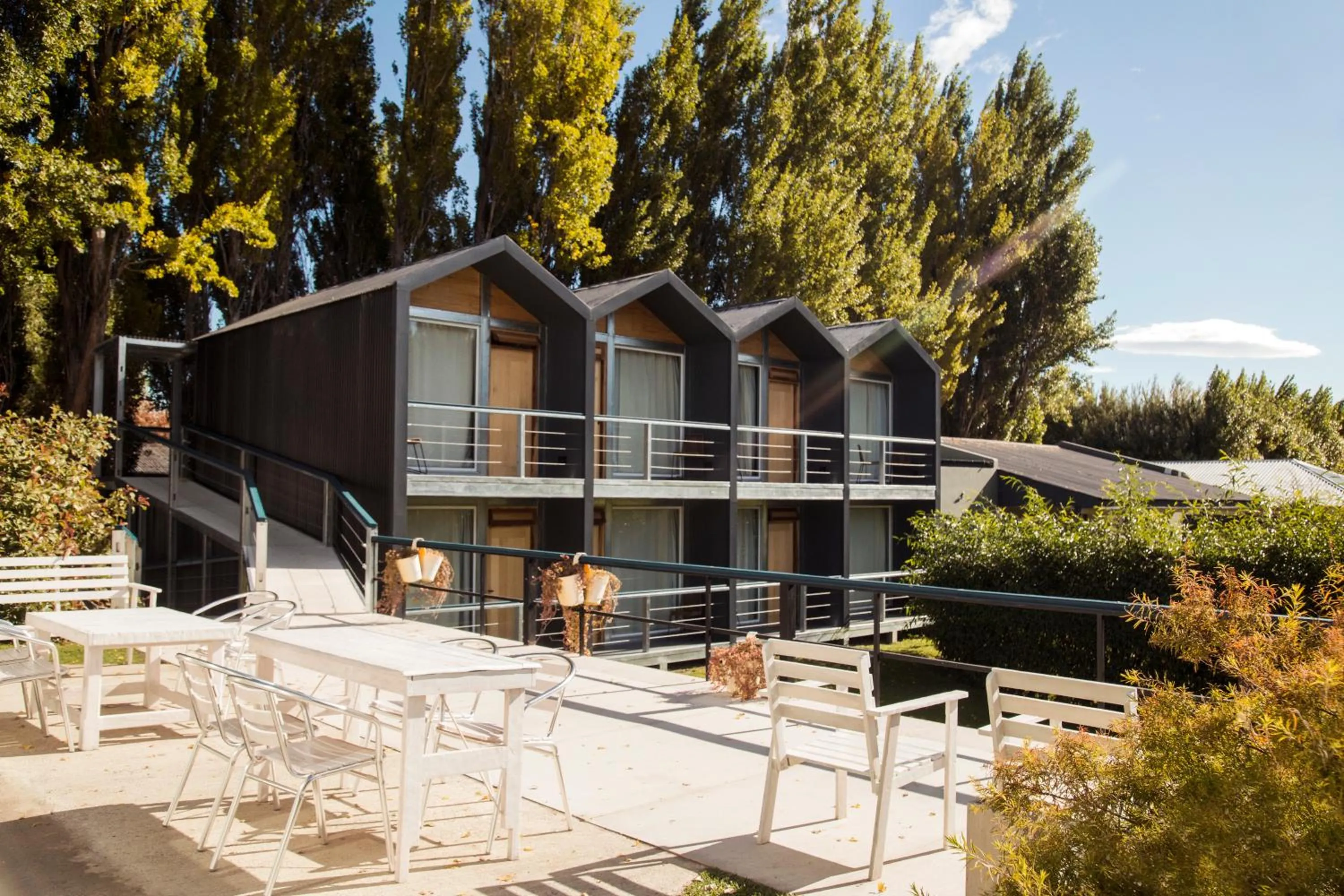 Property building in Apart Hotel Jardín