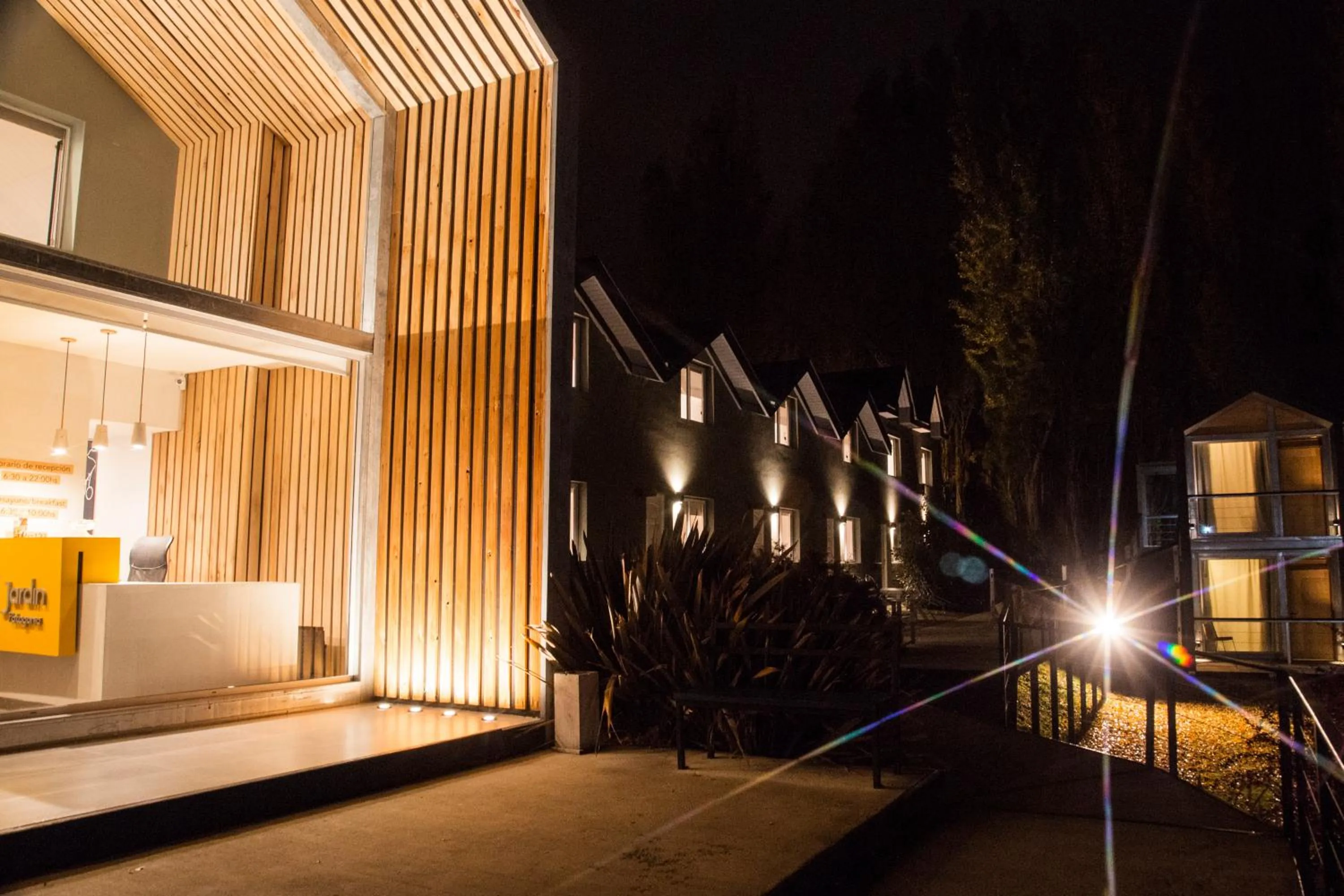 Property building in Apart Hotel Jardín