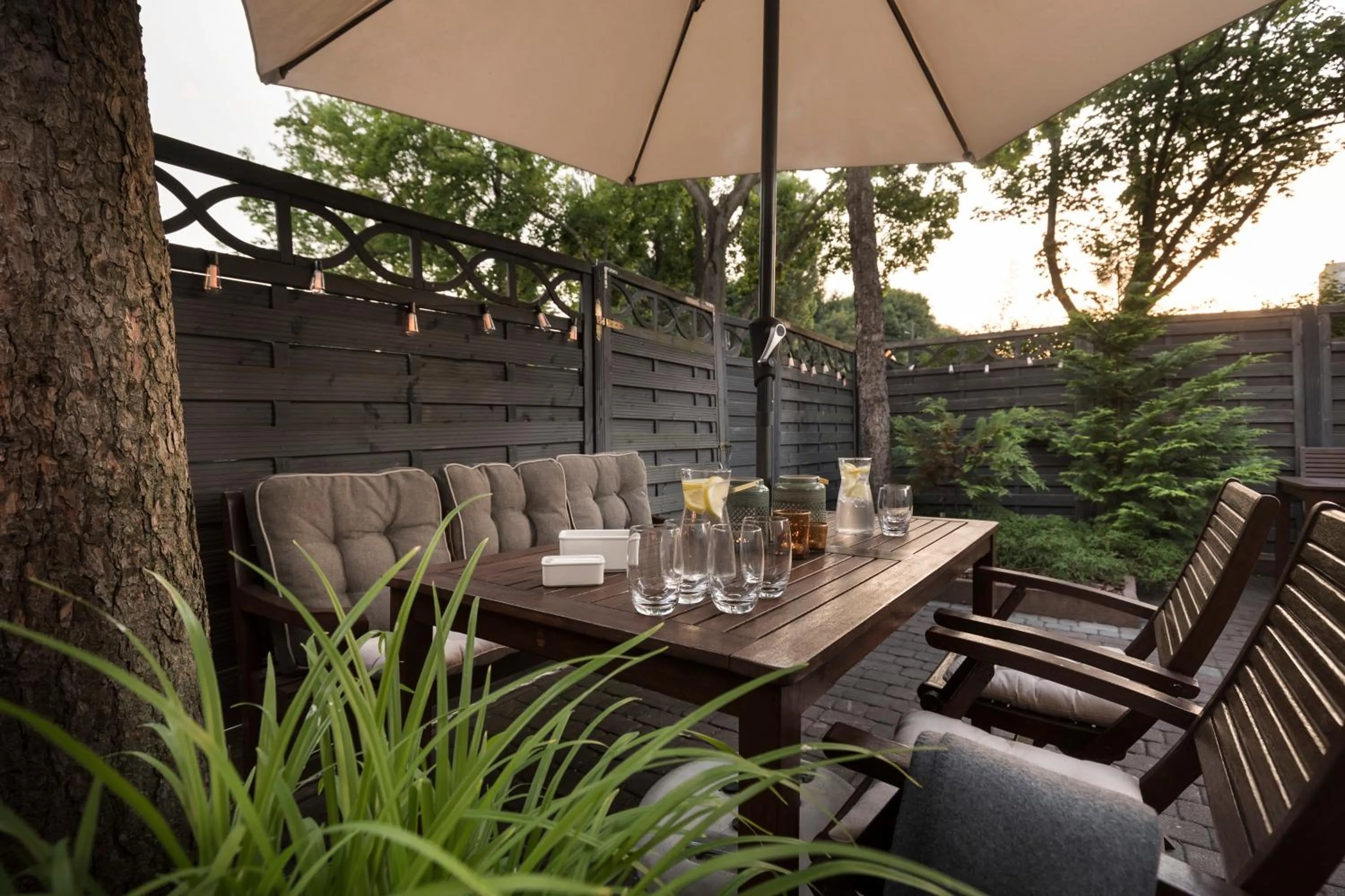 Patio in Antares Hotel