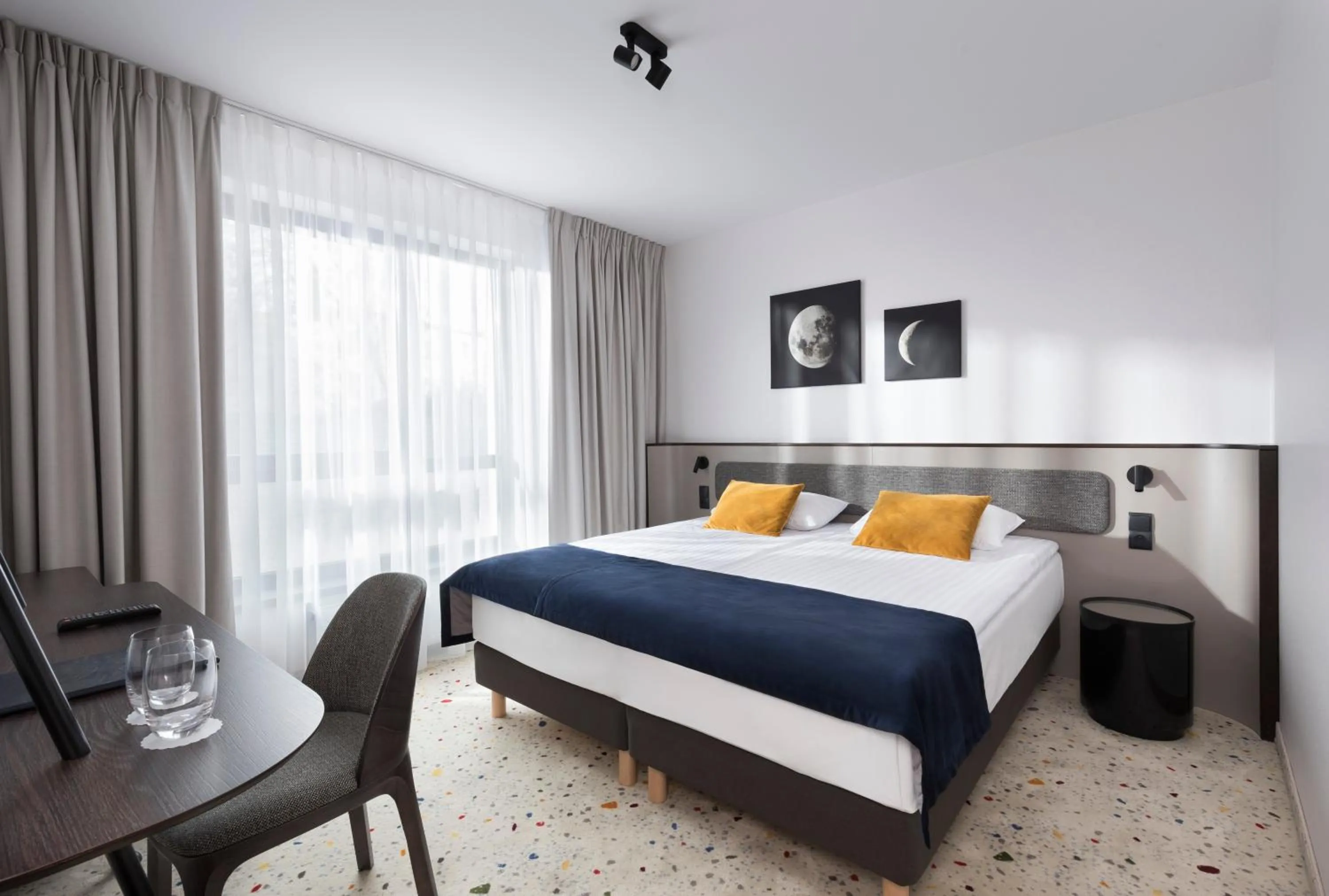 Bed in Antares Hotel