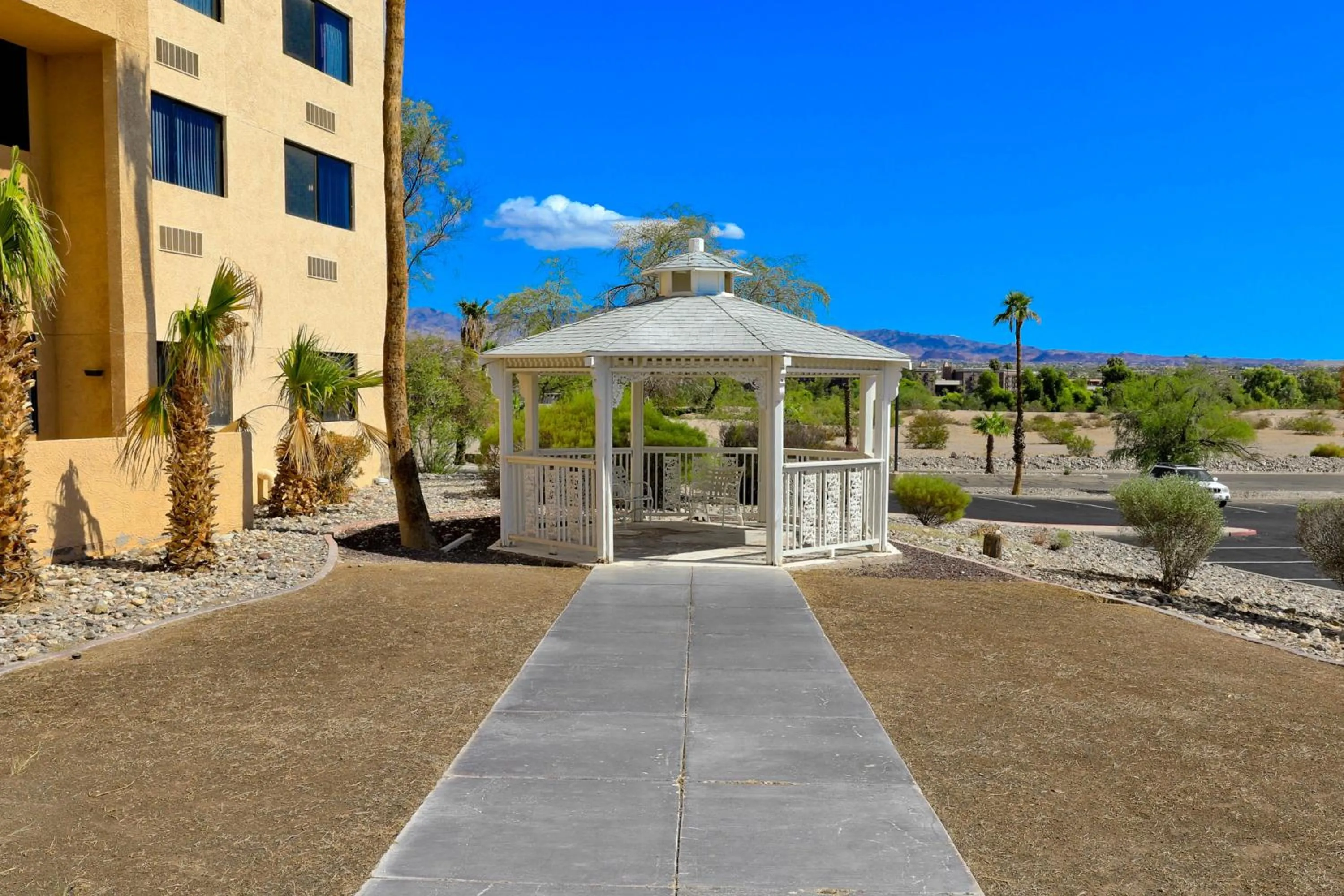 Patio in Studio 6 Suites Lake Havasu City AZ