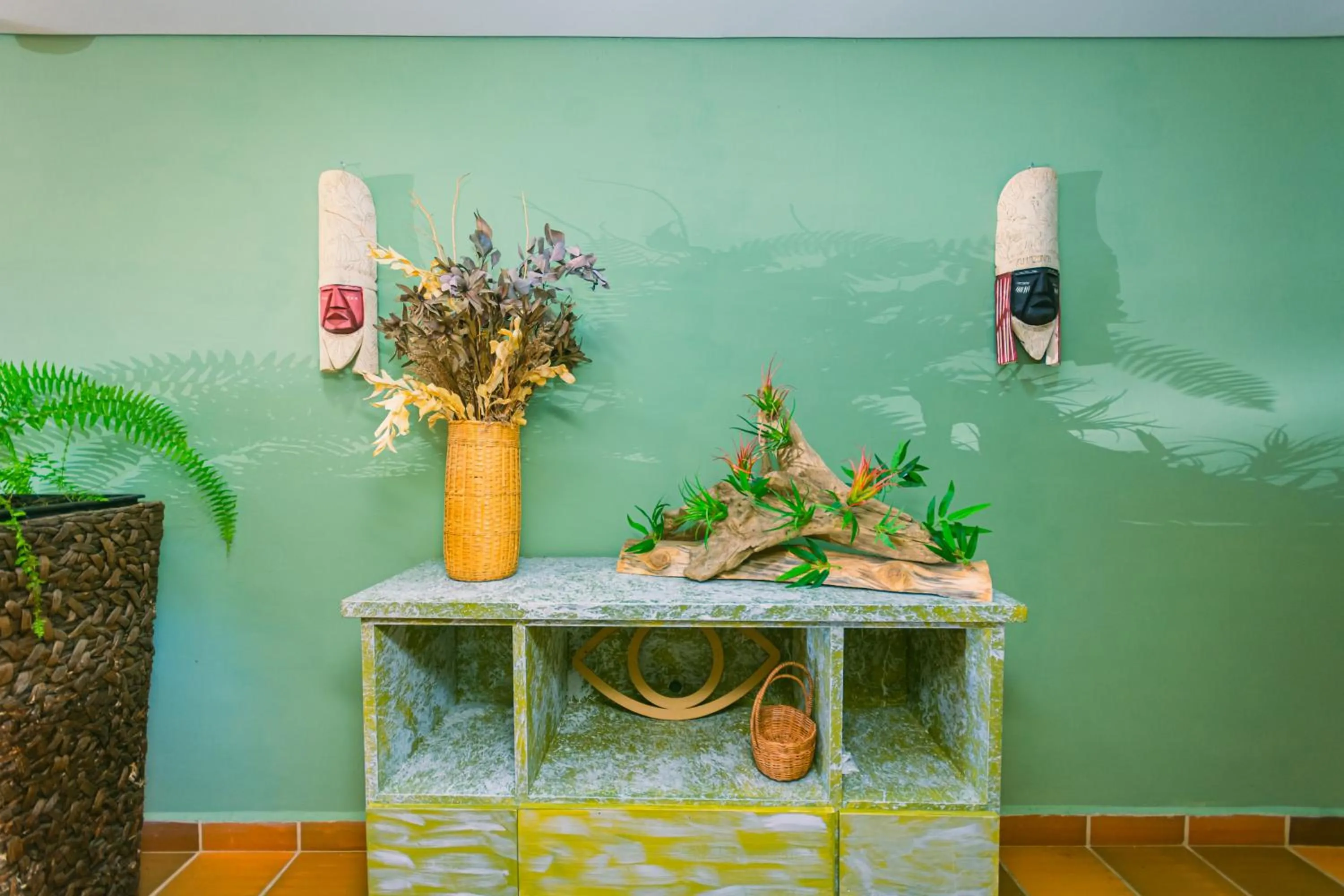 Decorative detail in Hotel Bambu Guatape