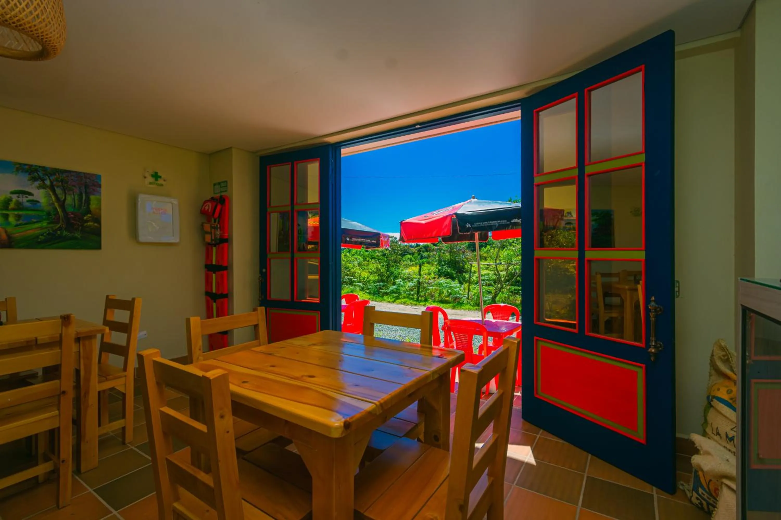 Natural landscape in Hotel Bambu Guatape