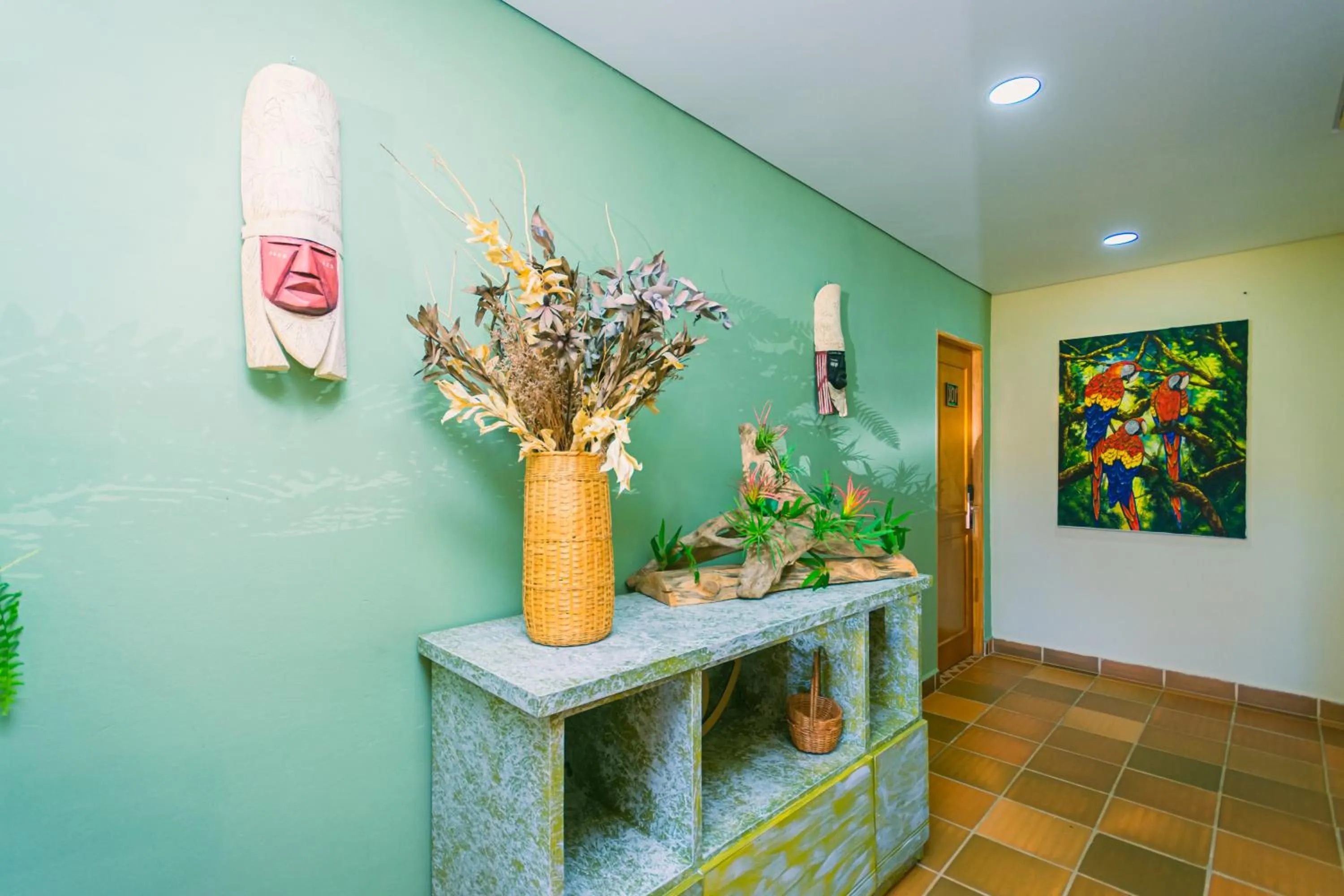 Decorative detail in Hotel Bambu Guatape