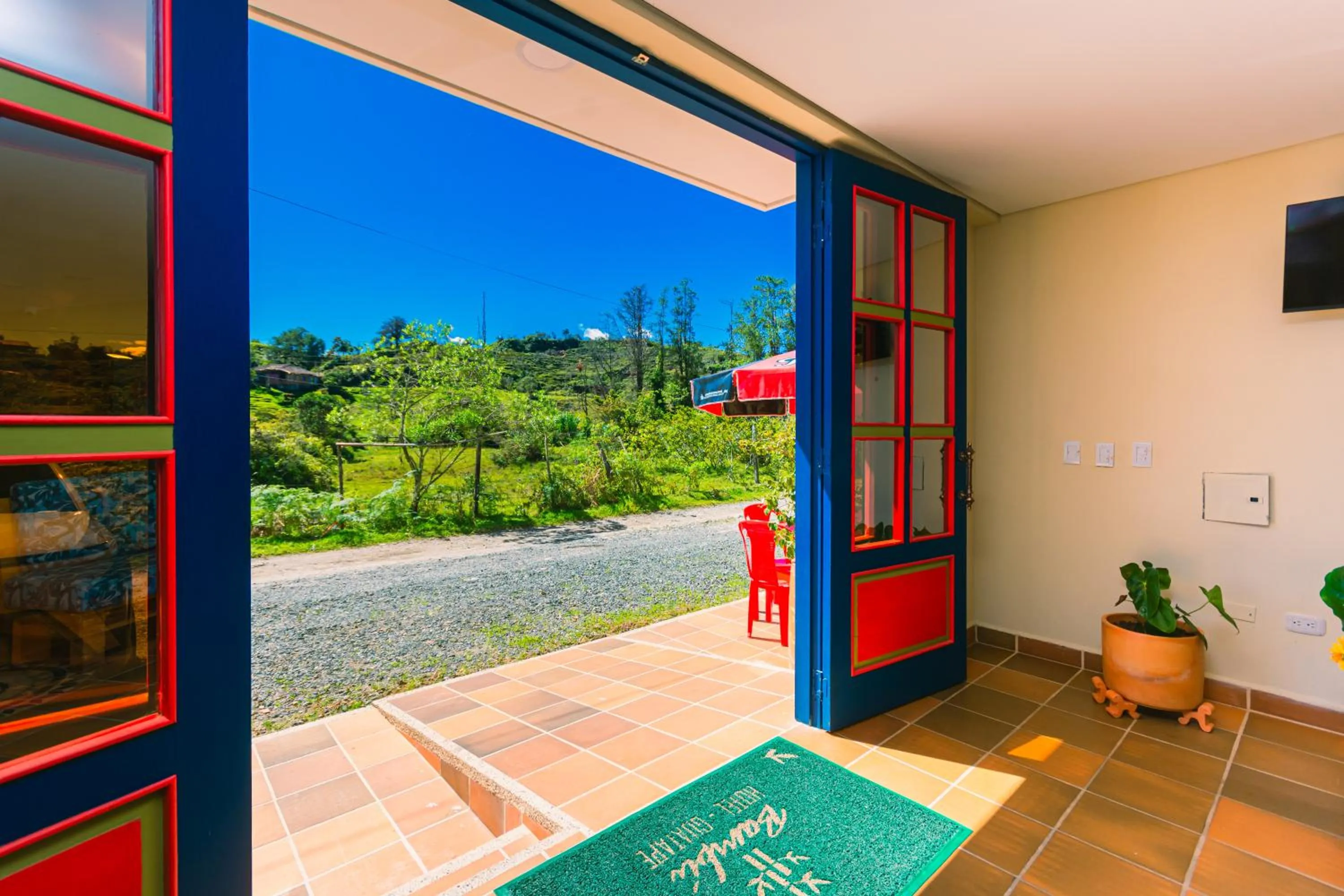 Patio in Hotel Bambu Guatape