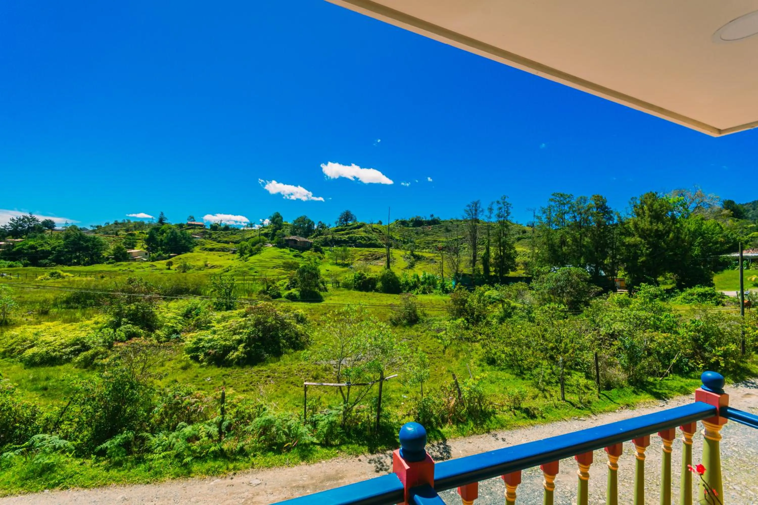Balcony/Terrace in Hotel Bambu Guatape