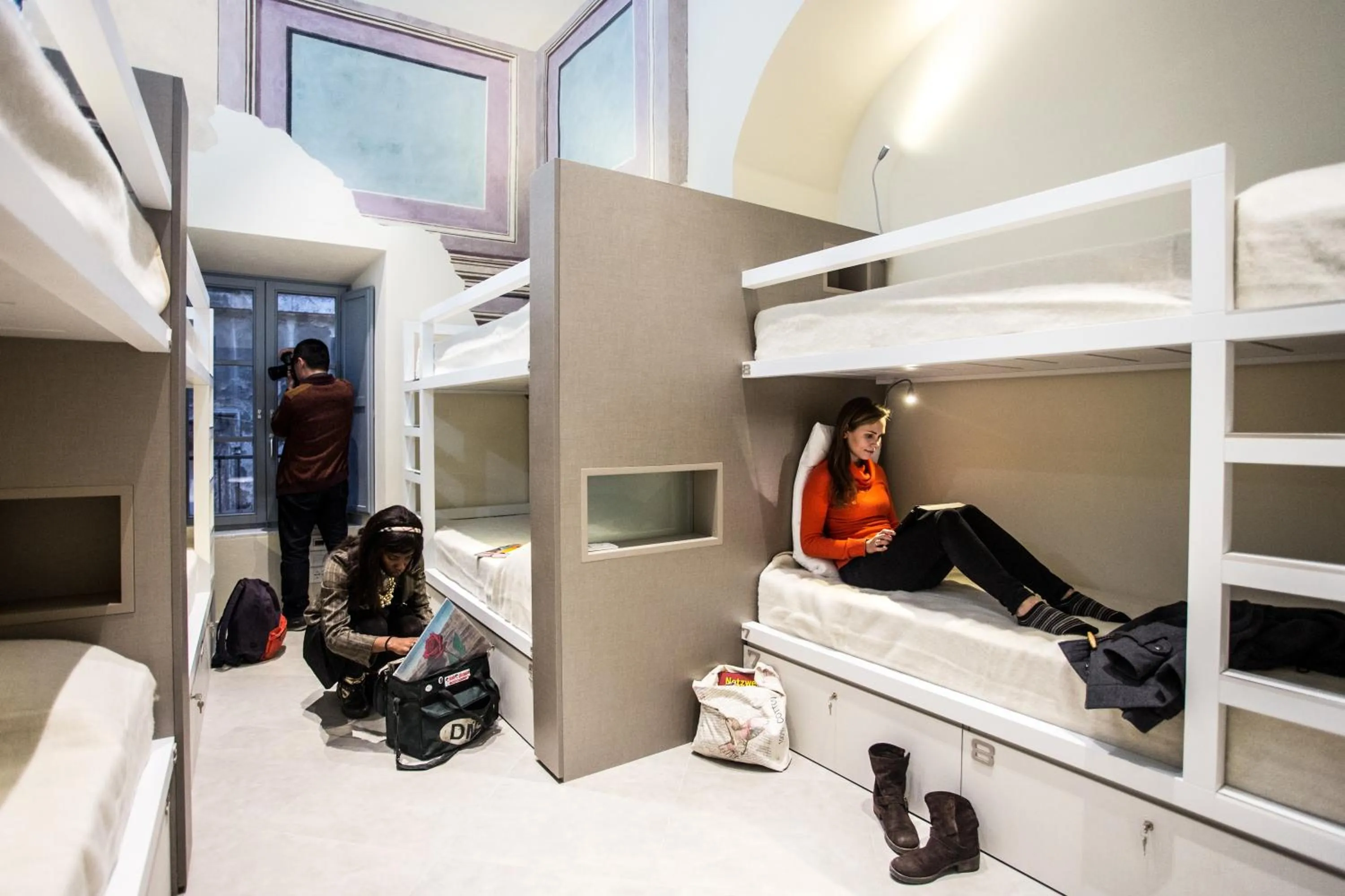 Bedroom, Bed in Little Italy Hostel Ex Chiesa S Donato