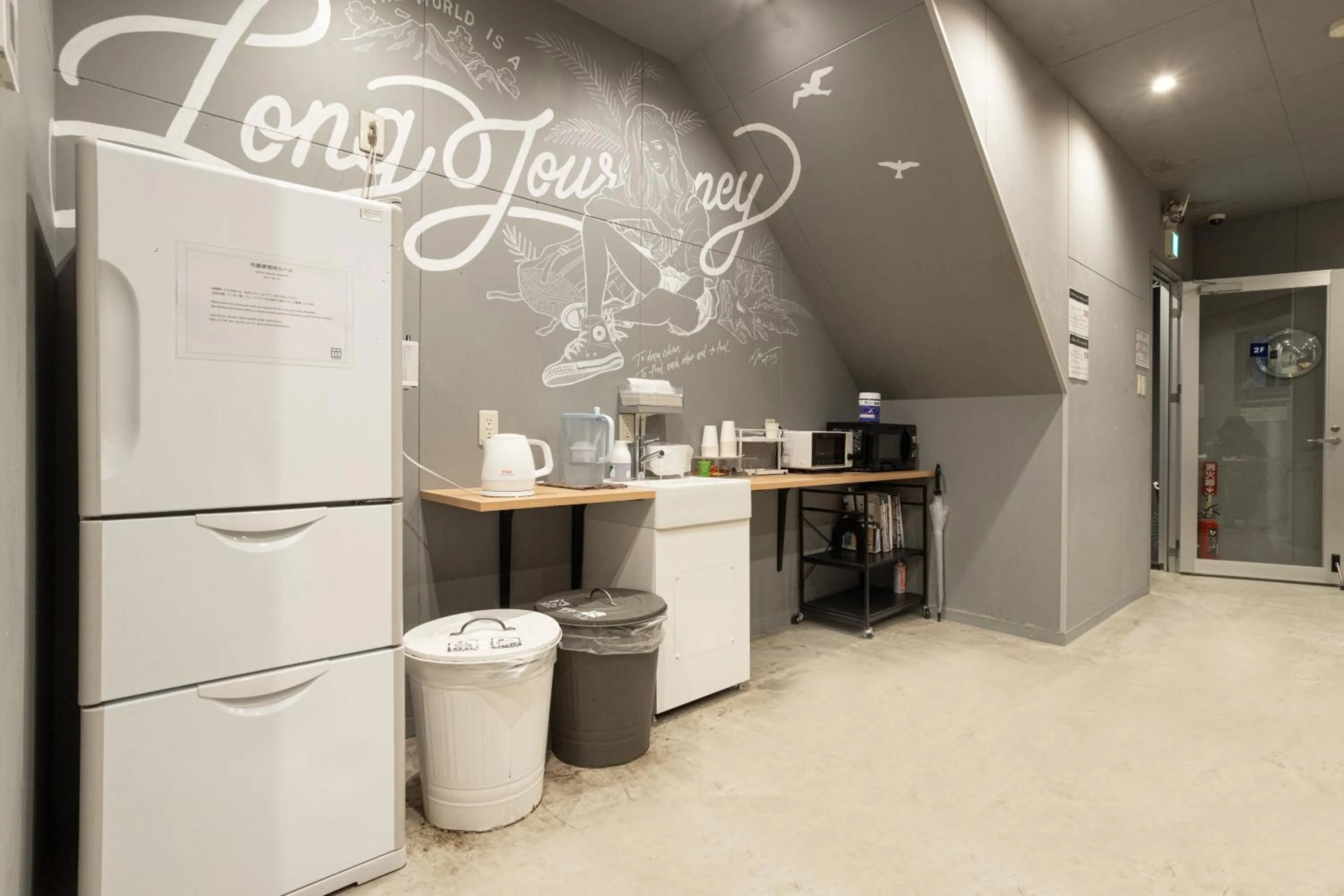 Kitchen or kitchenette in Hostel STAND BY ME