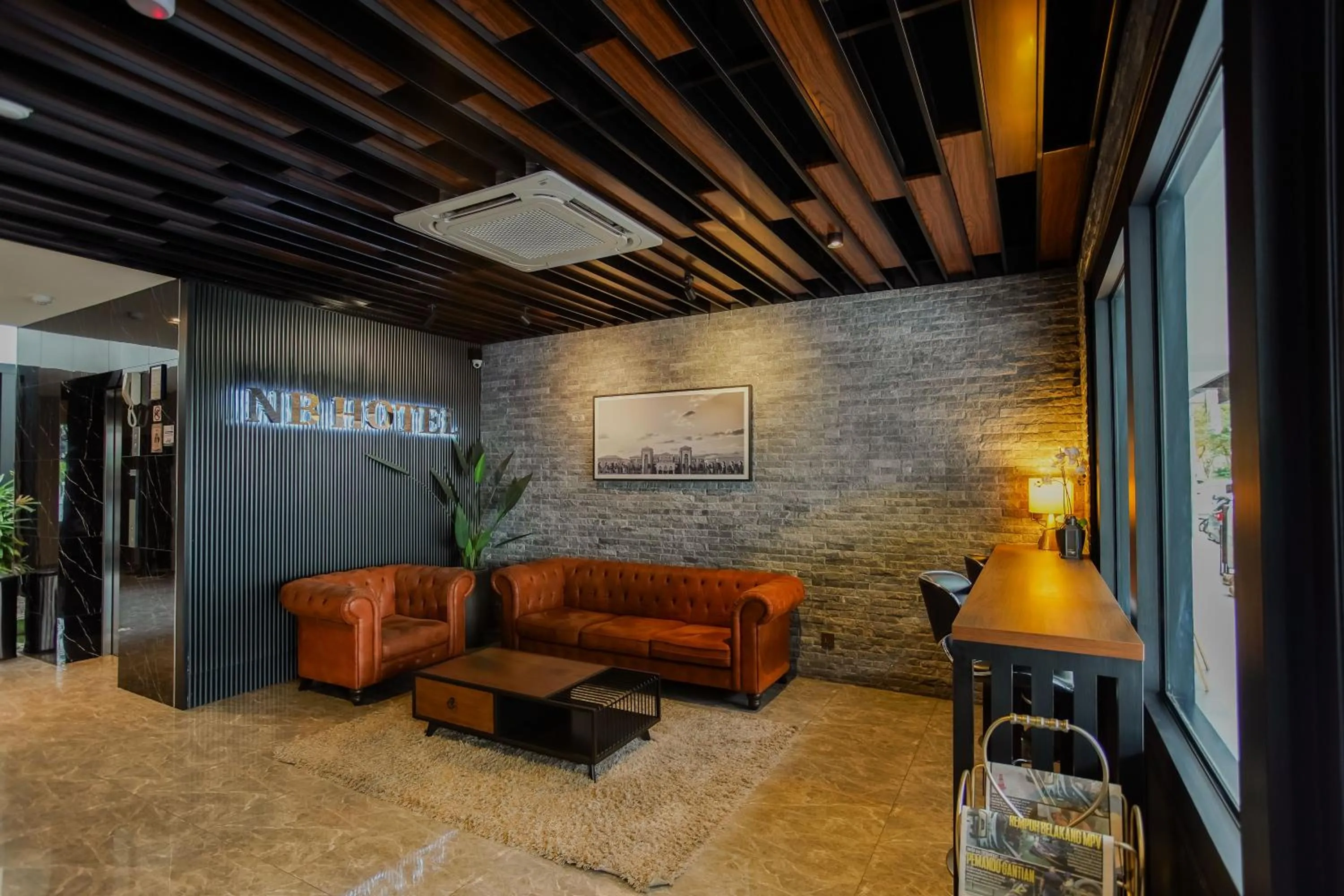 Seating area in NB HOTEL