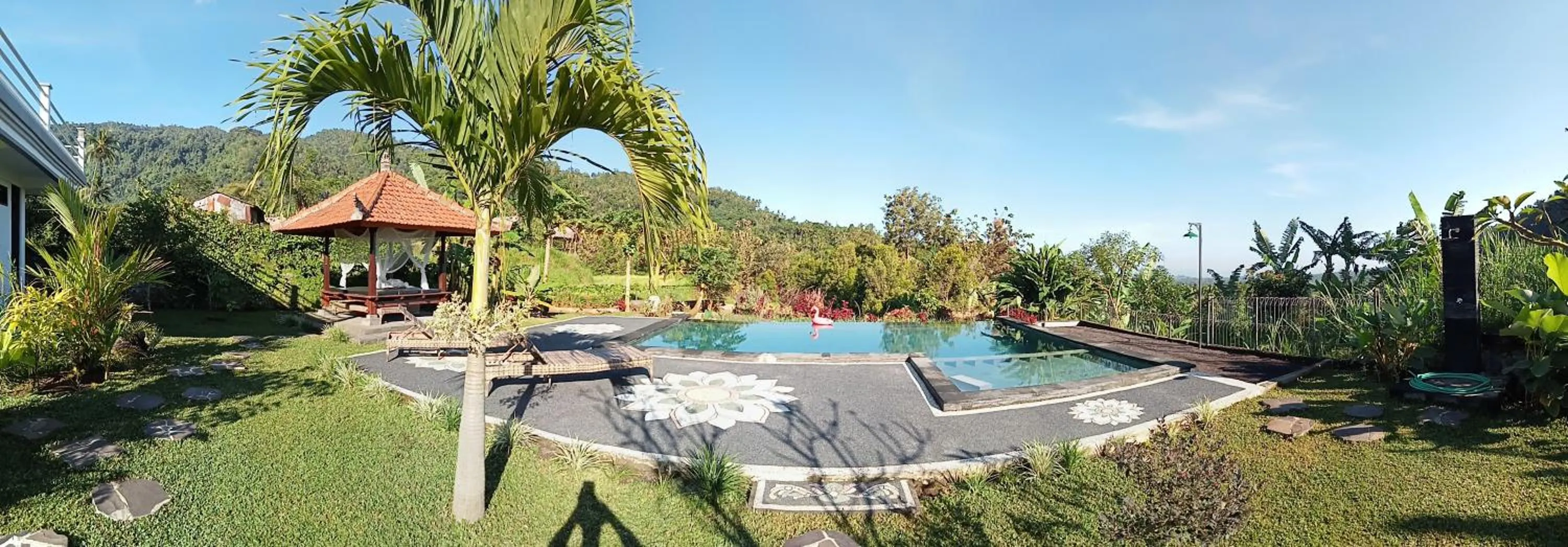 Pool view in Villa Markisa Pakisan