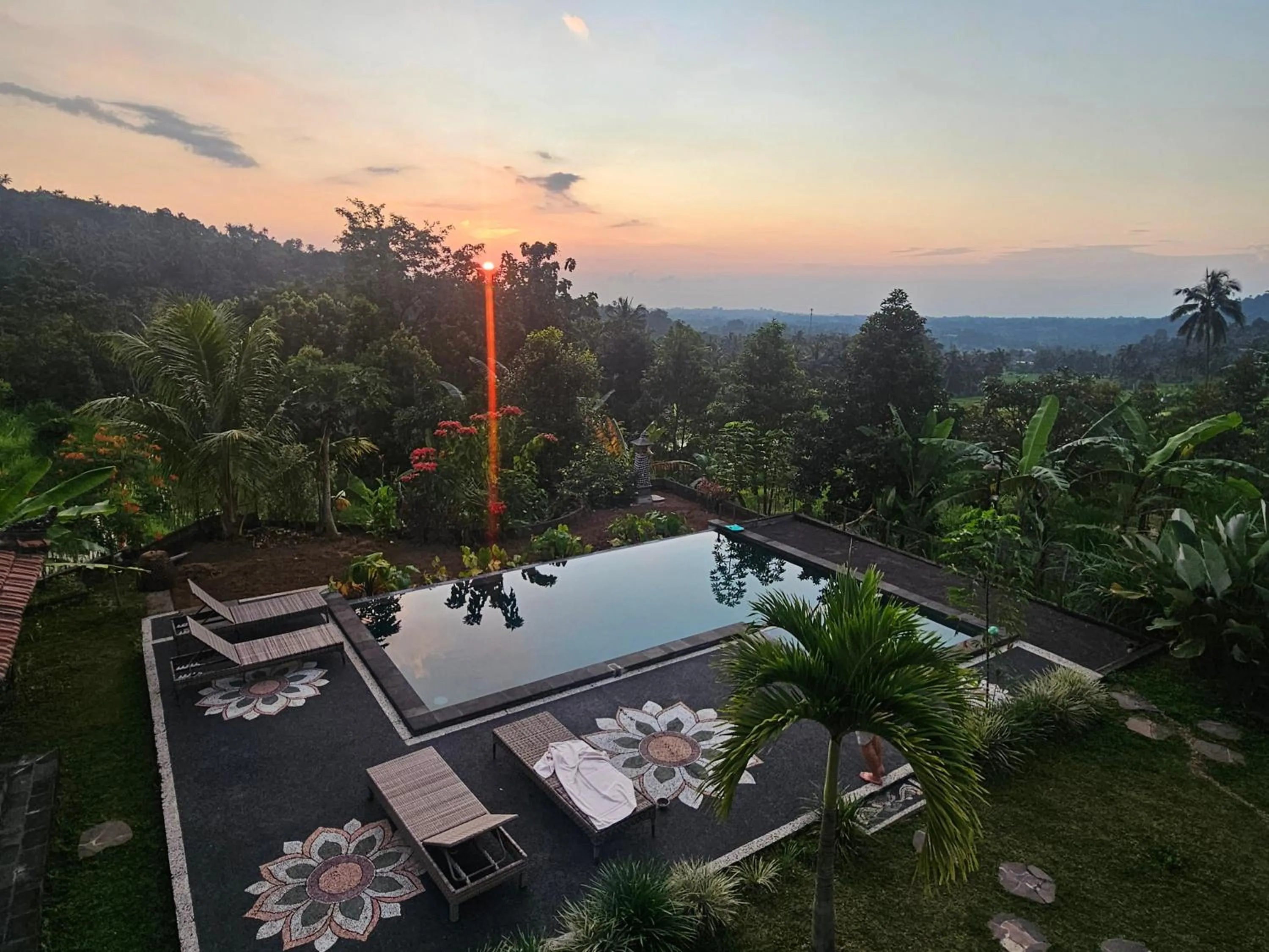 Garden view in Villa Markisa Pakisan