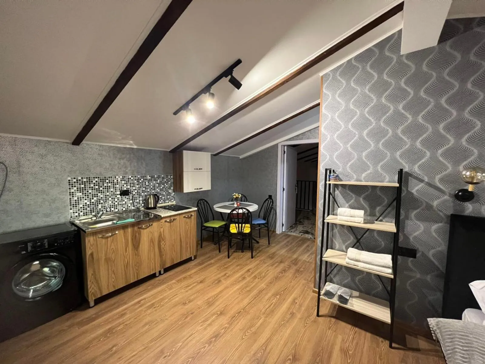 Kitchen or kitchenette in Natali Boutique Hotel