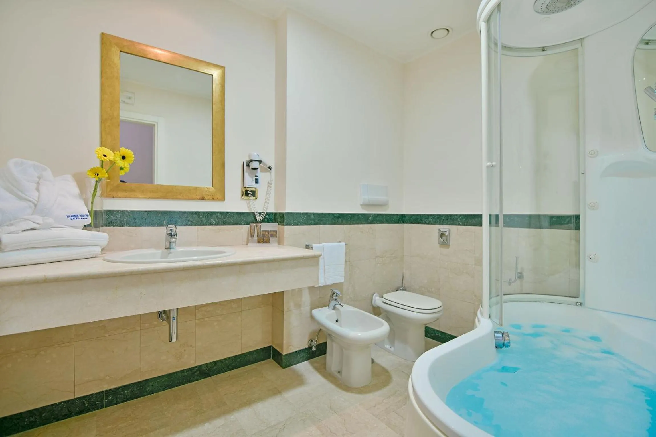 Toilet in Minerva Resort Hotel