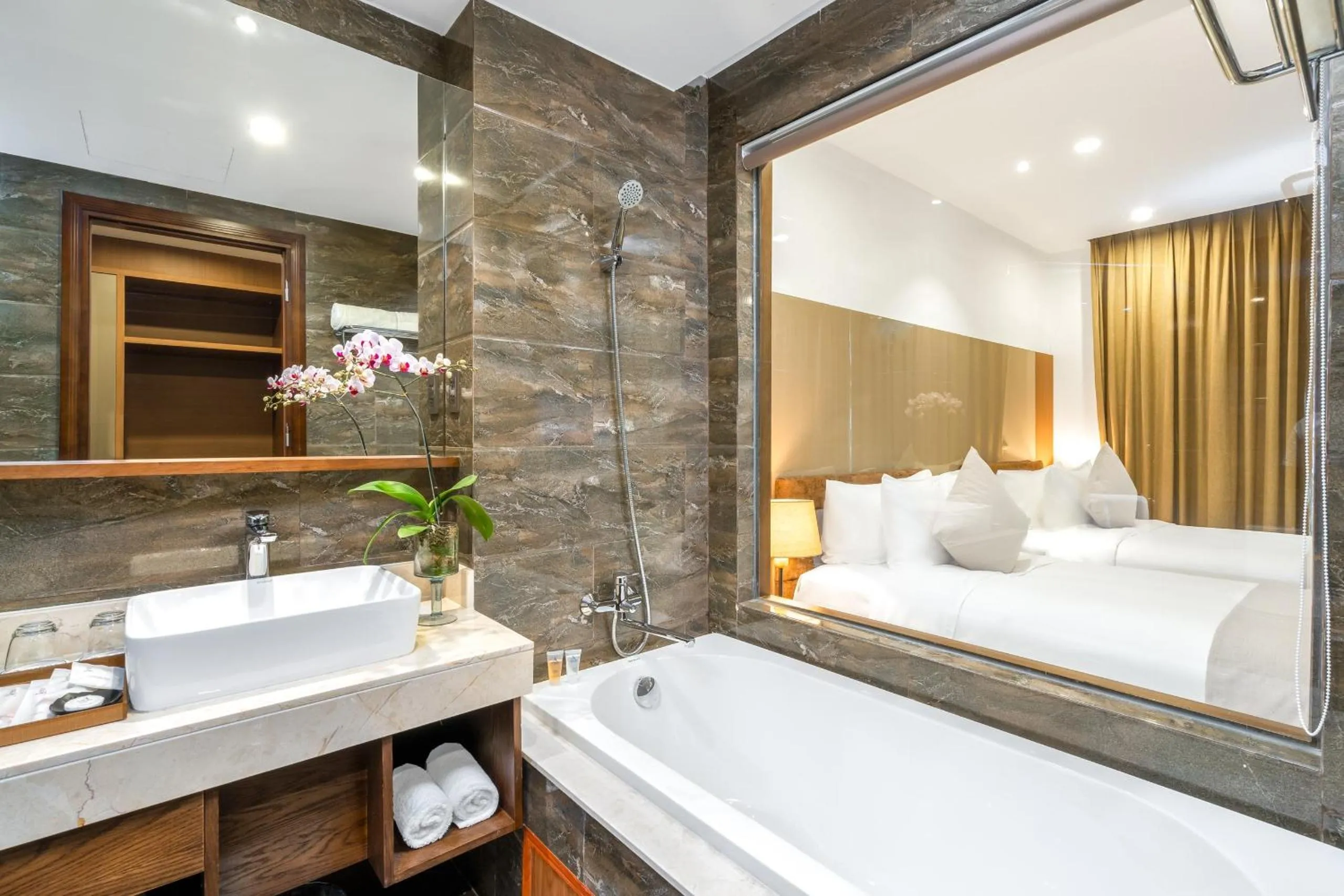 Bed in Alan Sea Hotel Danang