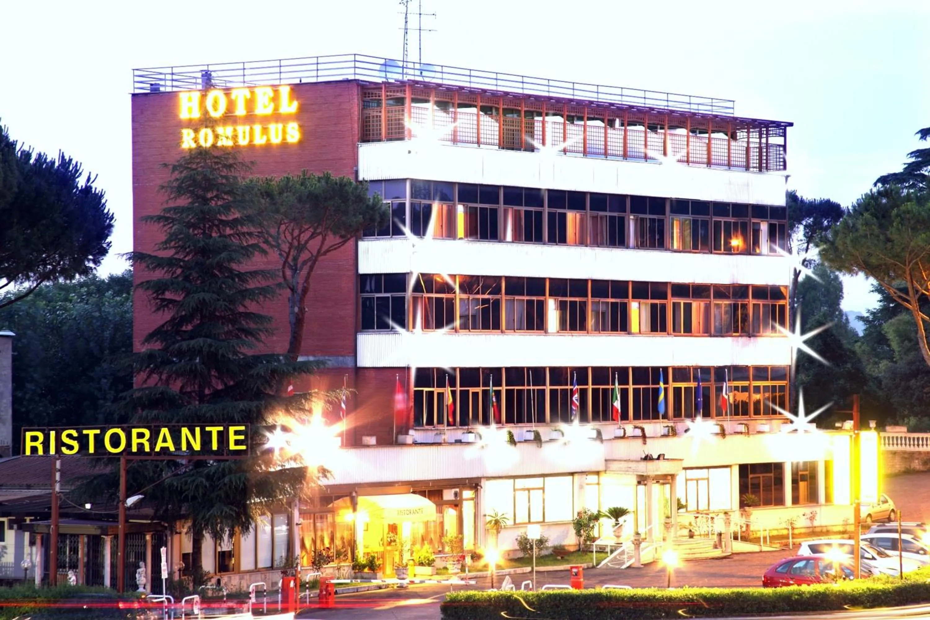 Facade/entrance in Hotel Romulus