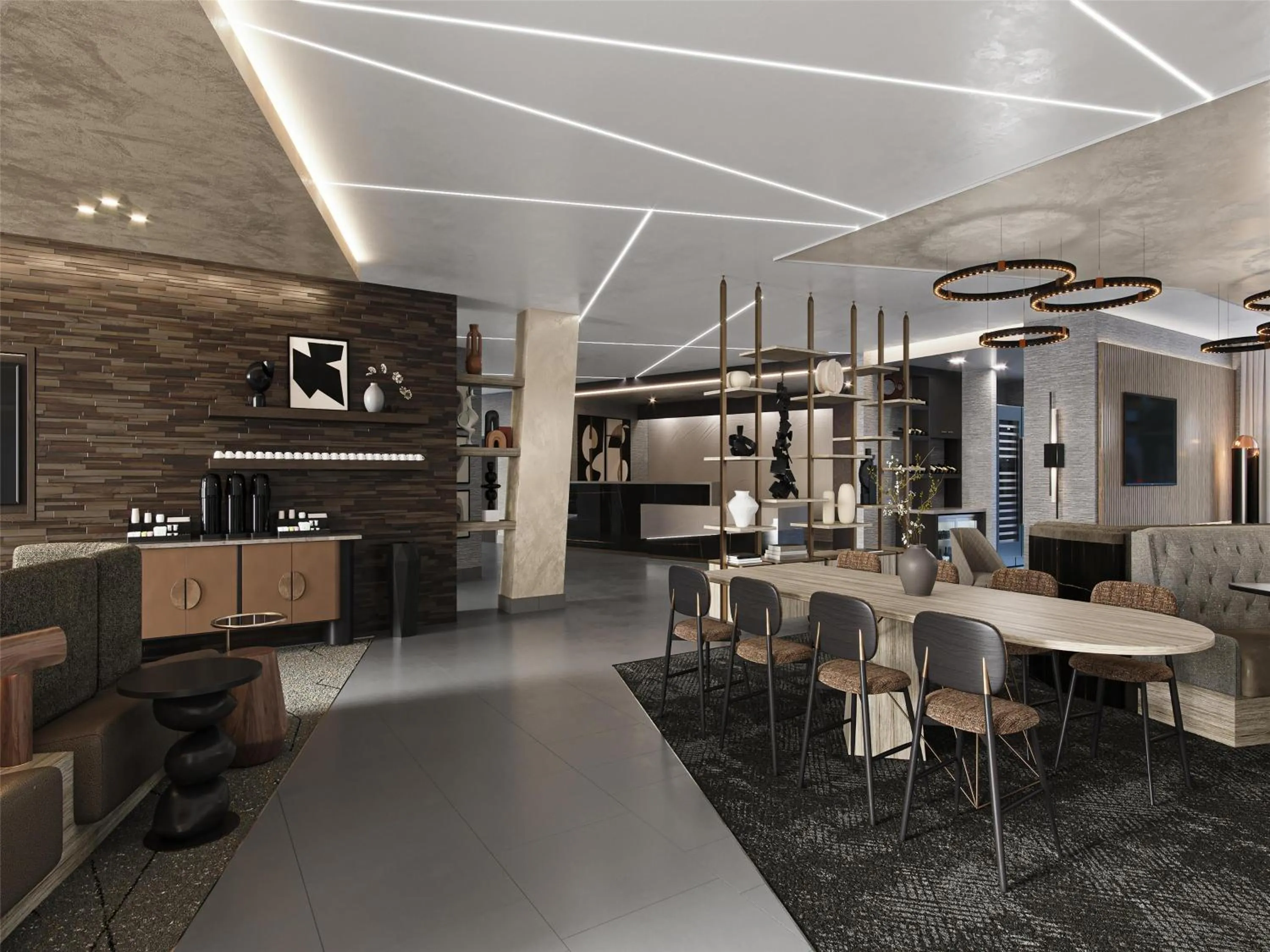 Lobby or reception in Hyatt House Washington DC Downtown Convention Center