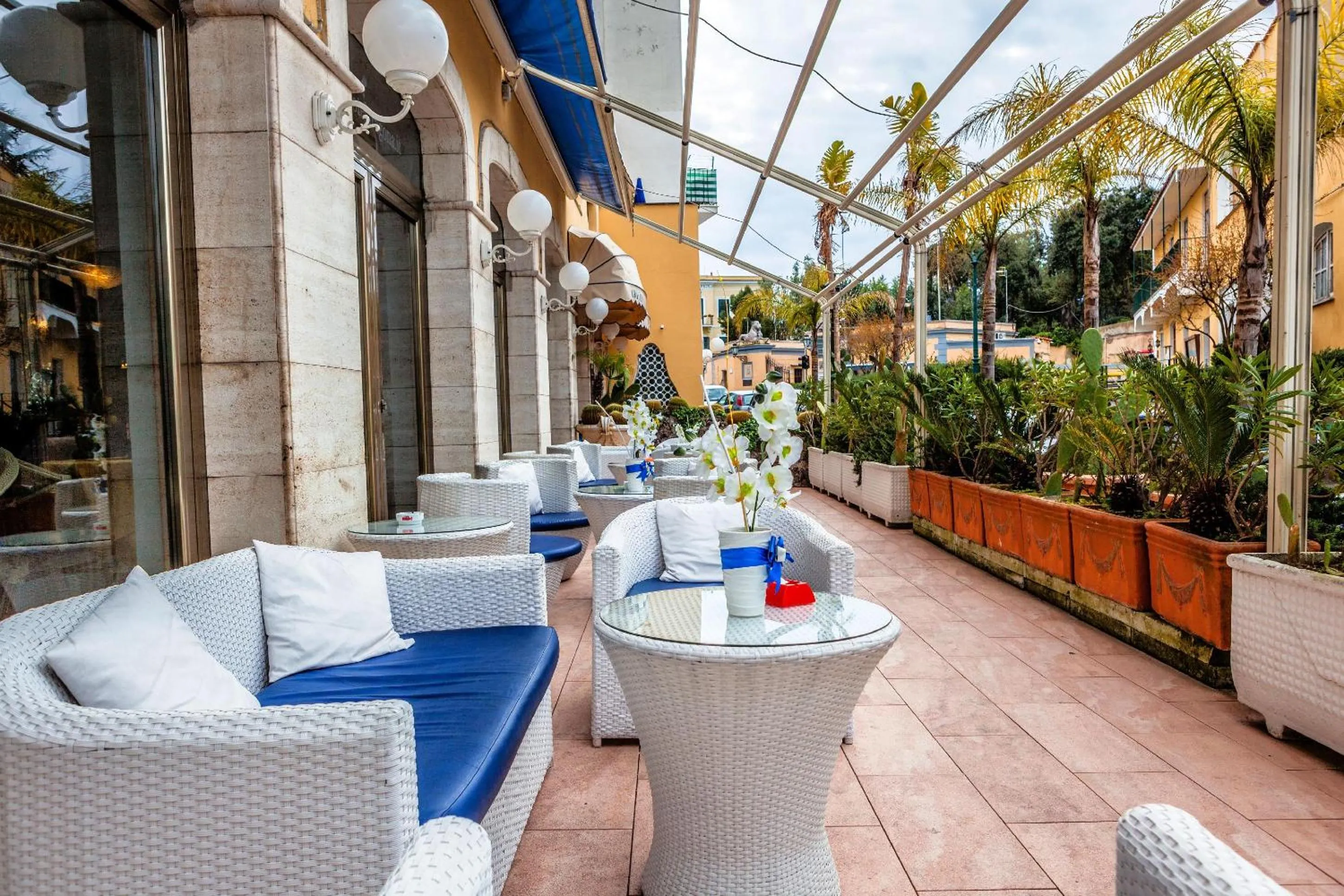 Balcony/Terrace in Aragona Palace Hotel & Spa
