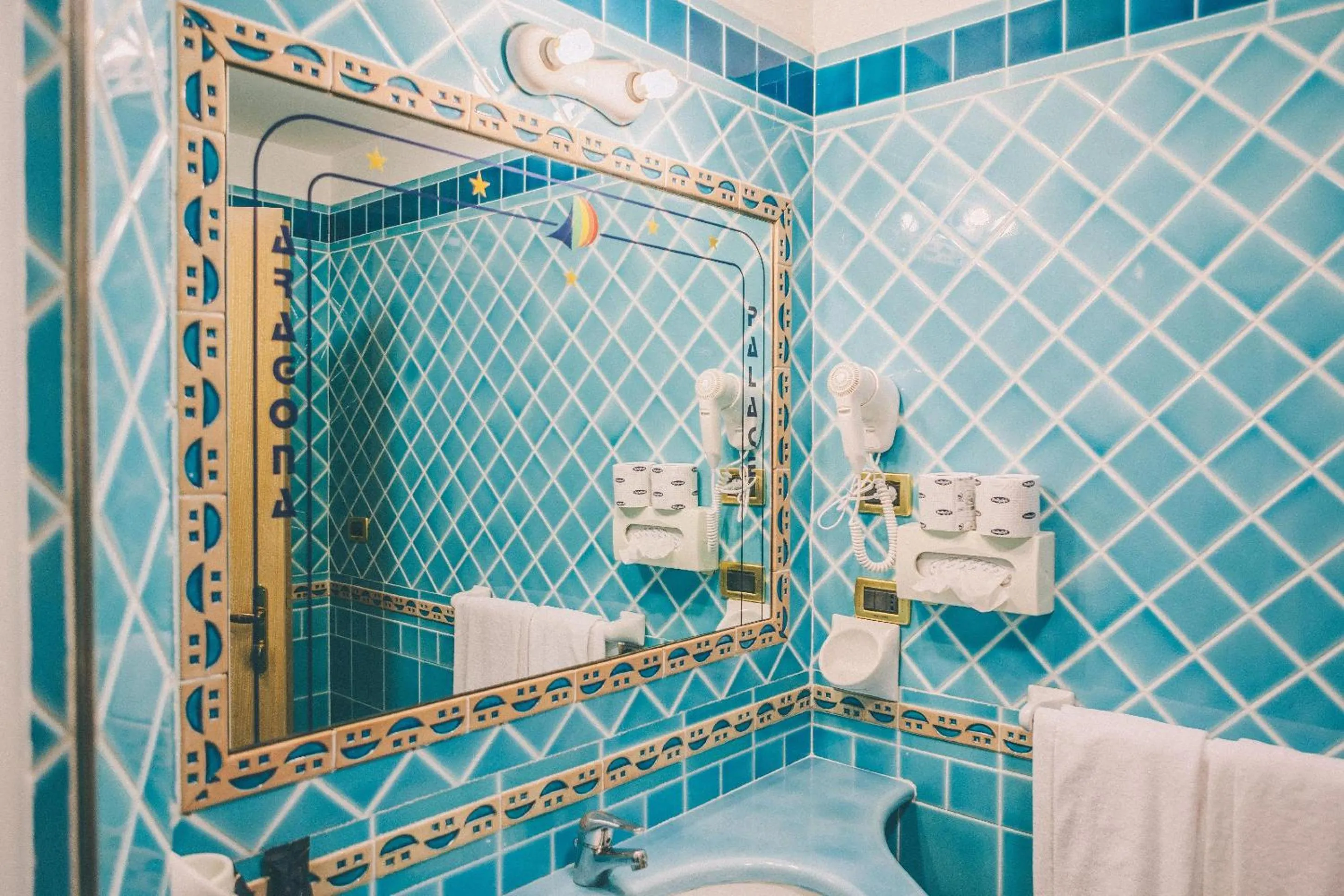 Bathroom in Aragona Palace Hotel & Spa