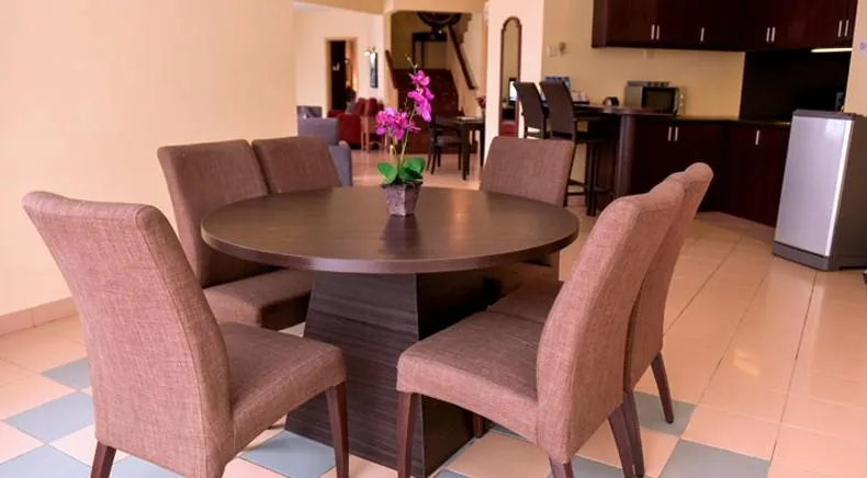 Kitchen or kitchenette in Residenz Apartments in Lotus Desaru Beach Resort