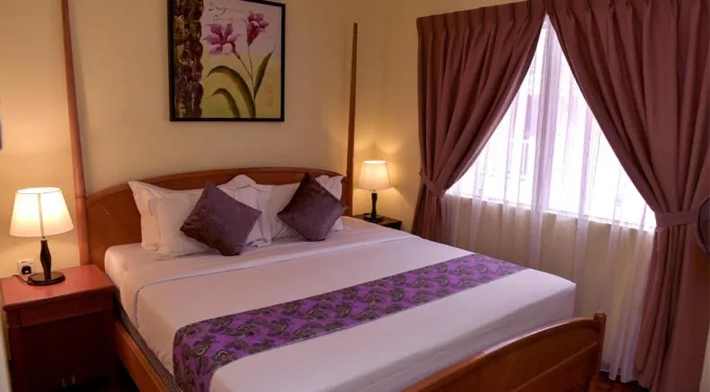 Bed in Residenz Apartments in Lotus Desaru Beach Resort