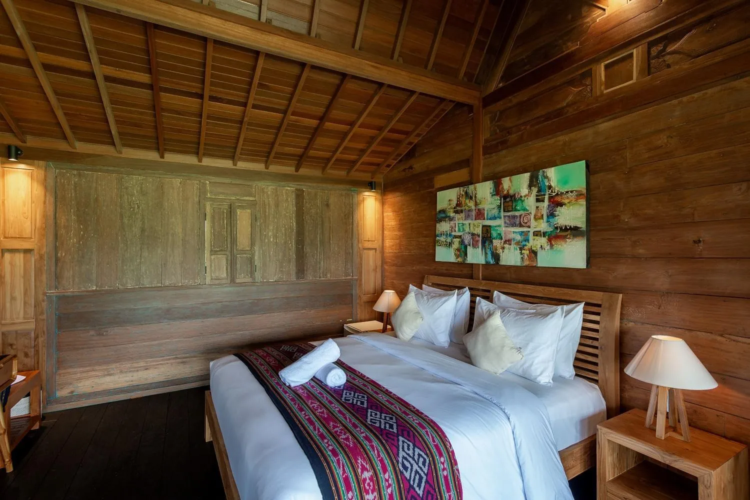 Bedroom, Bed in Kubu Sakian Villa and Restaurant Sidemen