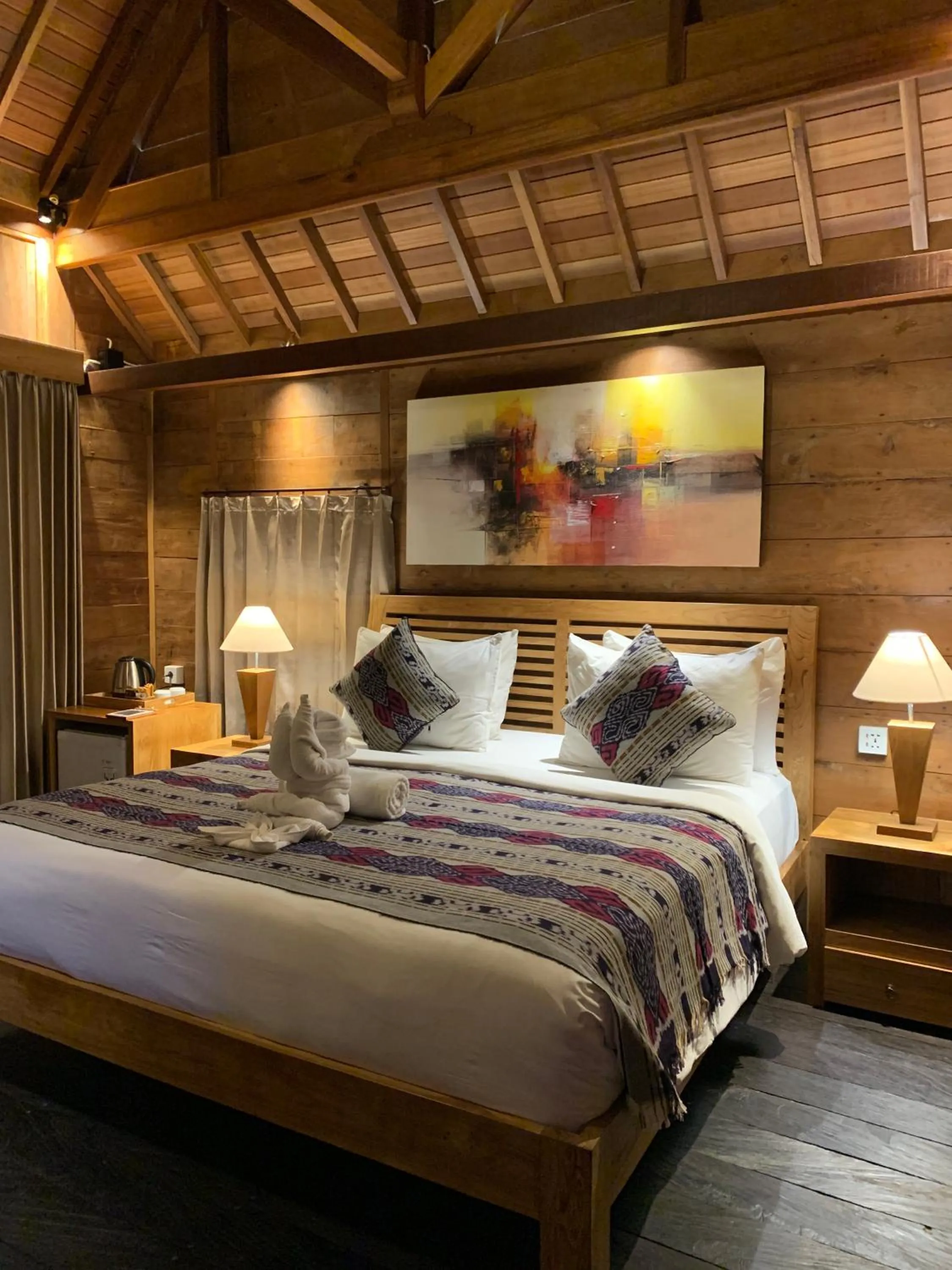 Bedroom, Bed in Kubu Sakian Villa and Restaurant Sidemen