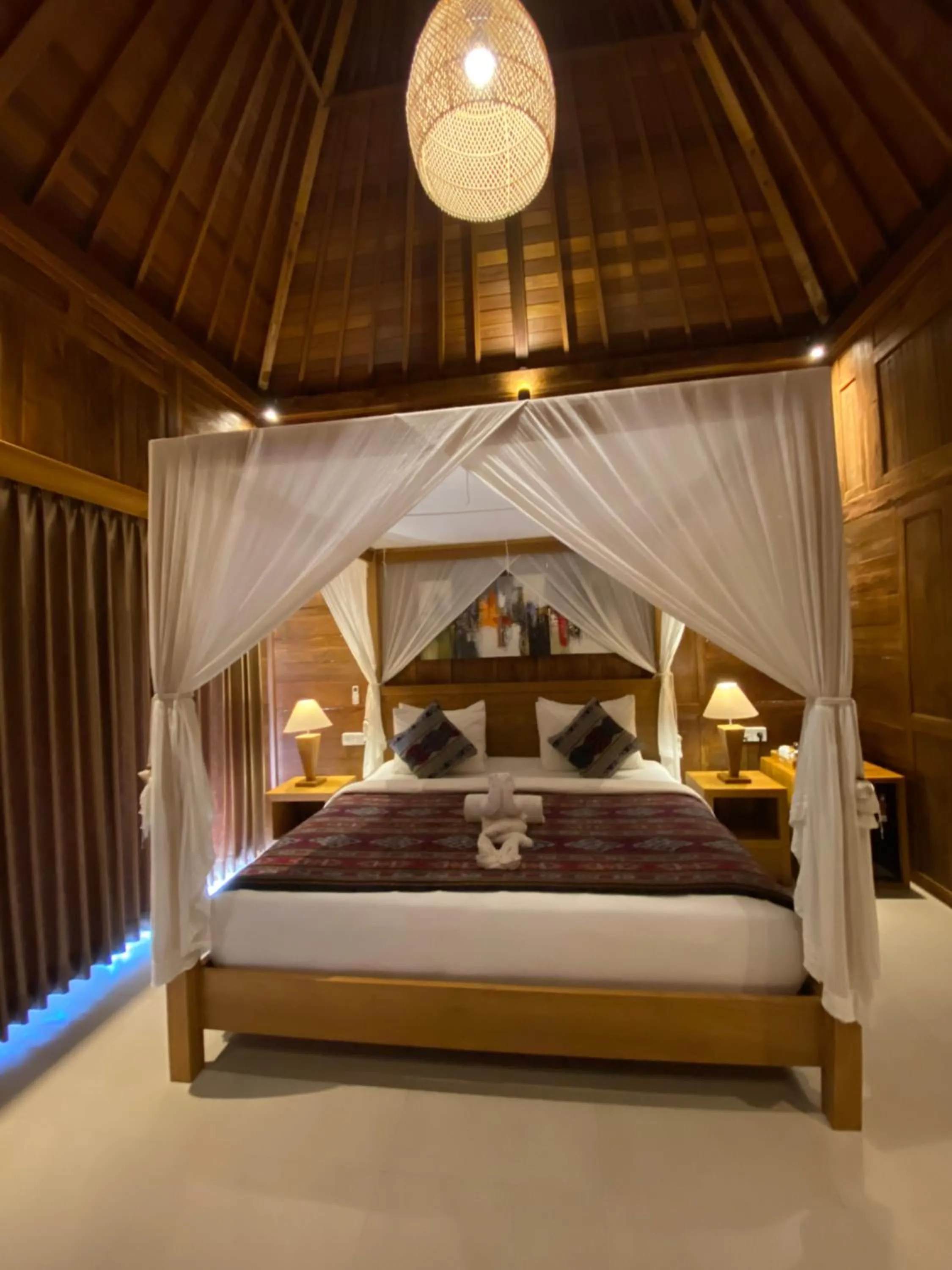 Bedroom, Bed in Kubu Sakian Villa and Restaurant Sidemen