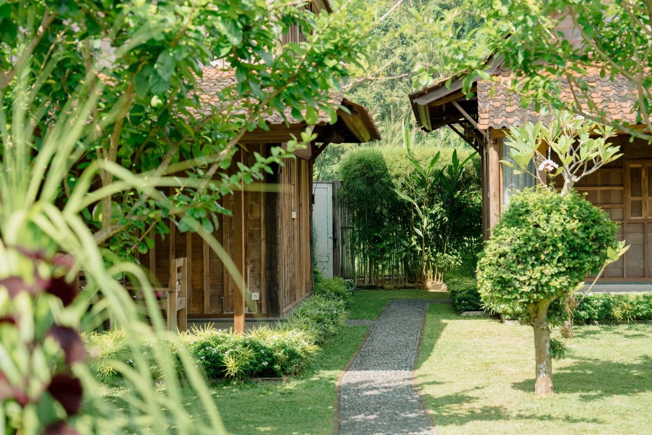 Garden in Kubu Sakian Villa and Restaurant Sidemen