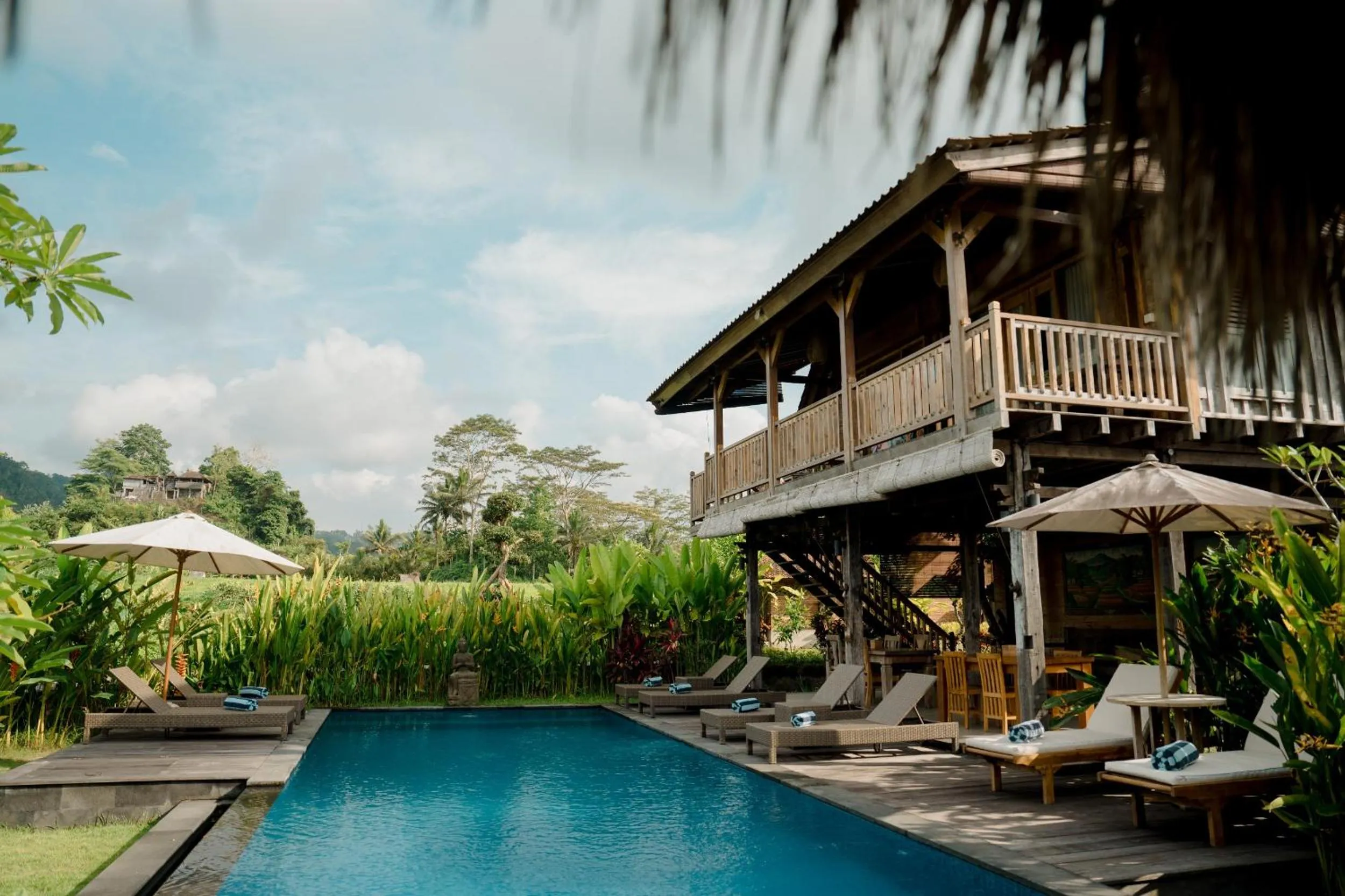 Area and facilities in Kubu Sakian Villa and Restaurant Sidemen