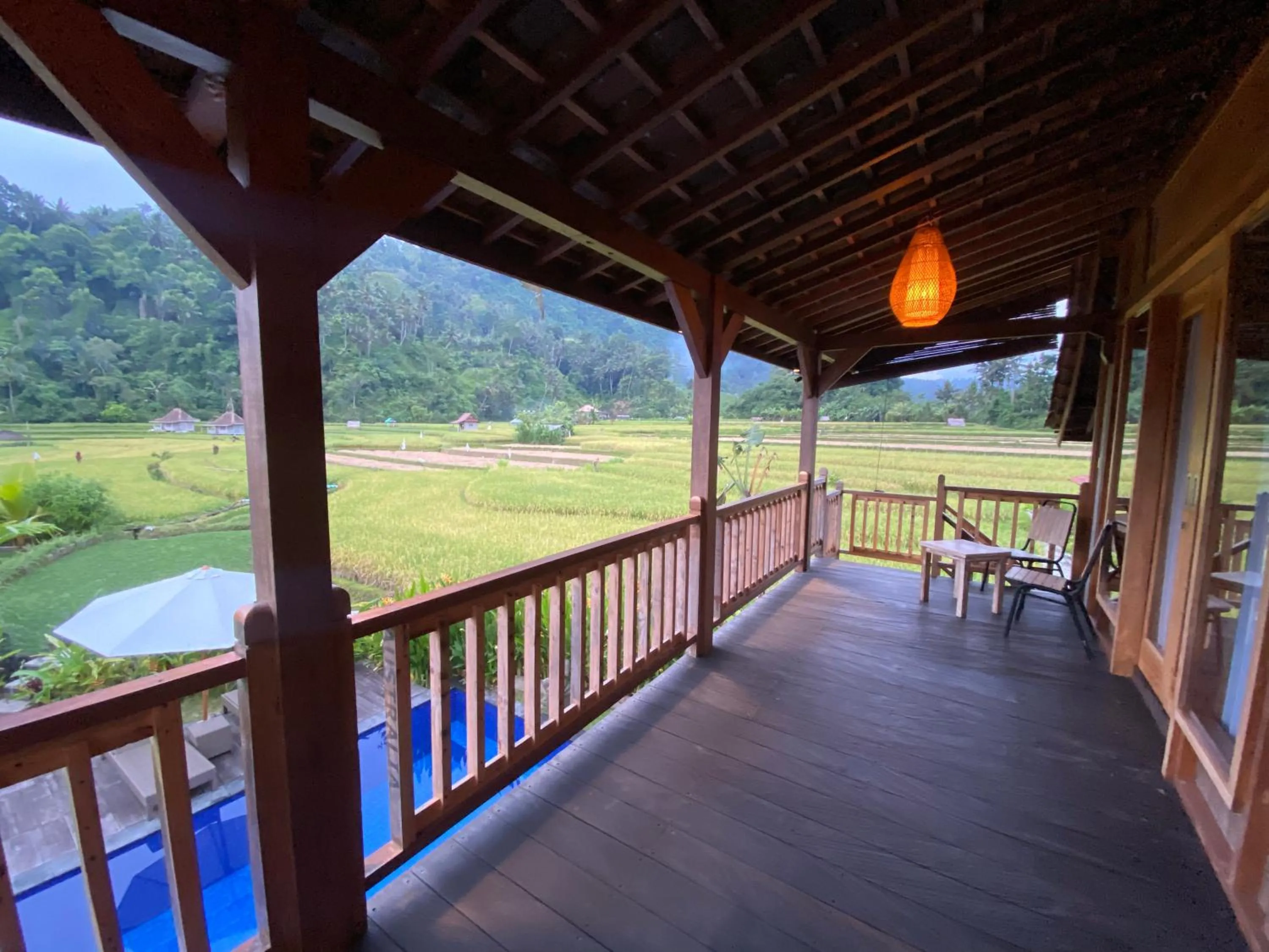 Mountain view in Kubu Sakian Villa and Restaurant Sidemen