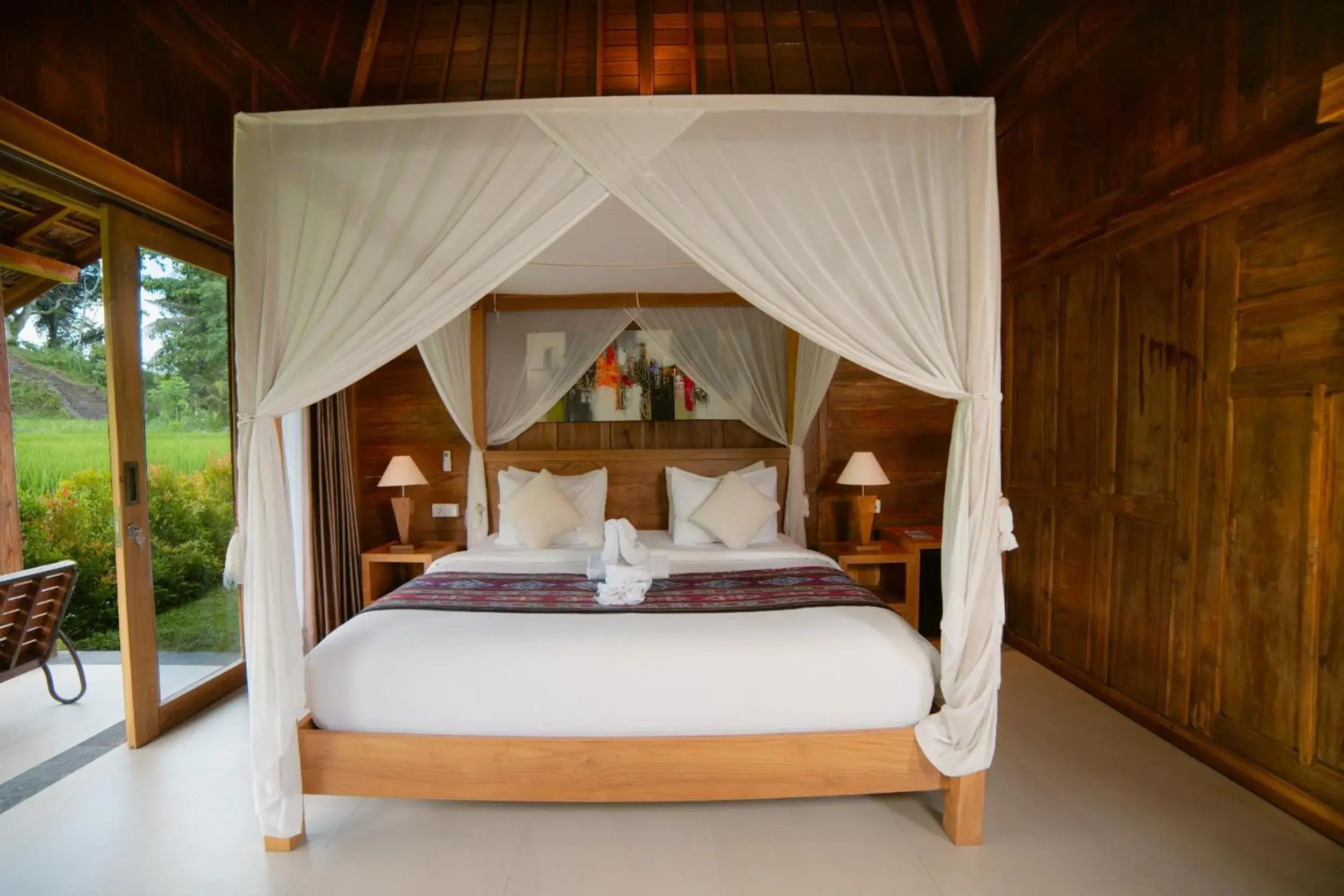 Villa Garden View Double Bed in Kubu Sakian Villa Sidemen by Samhita Bali Villa Garden View Double Bed in Kubu Sakian Villa Sidemen by Samhita Bali