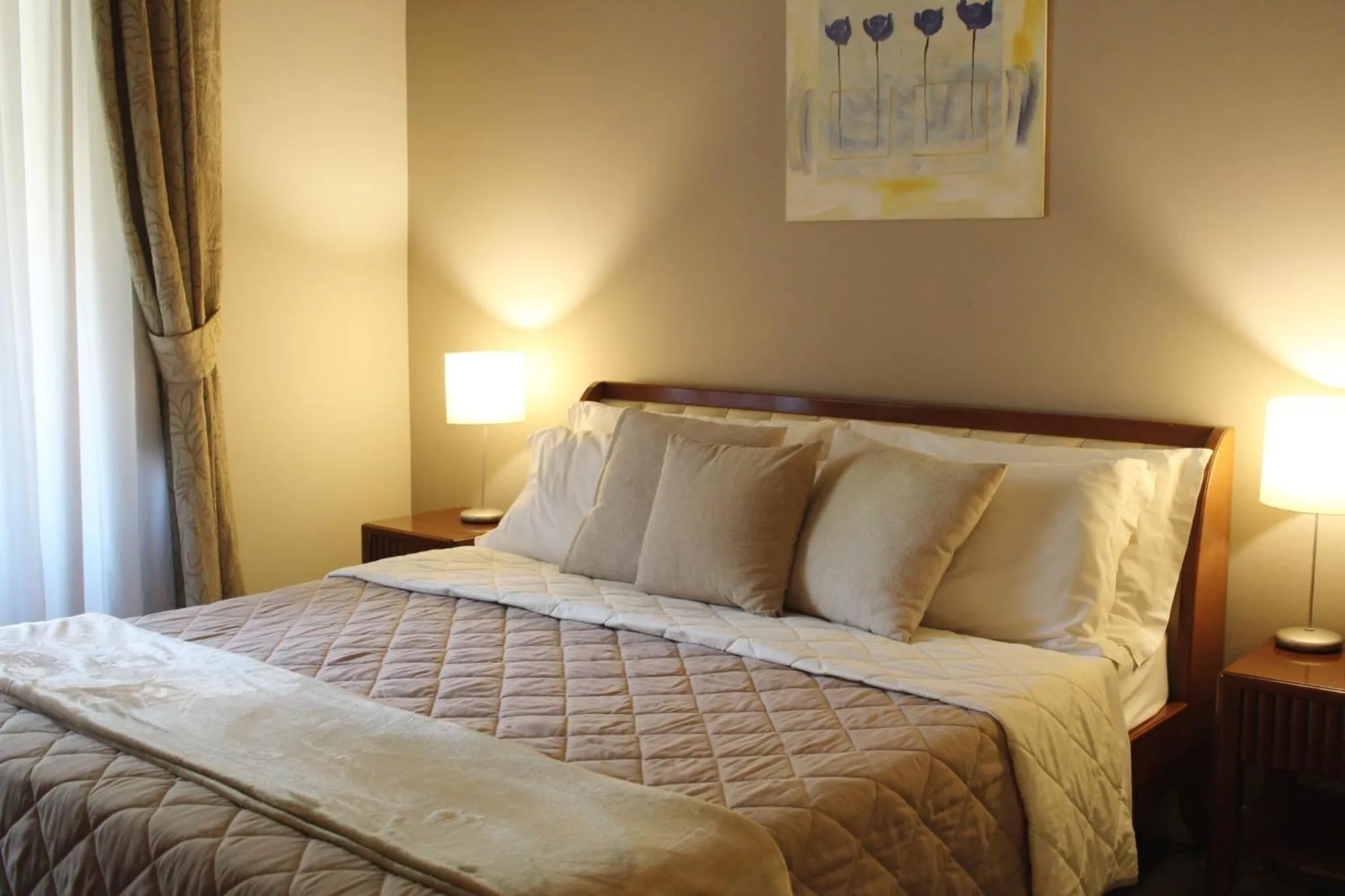 Bed in Hotel Agathae