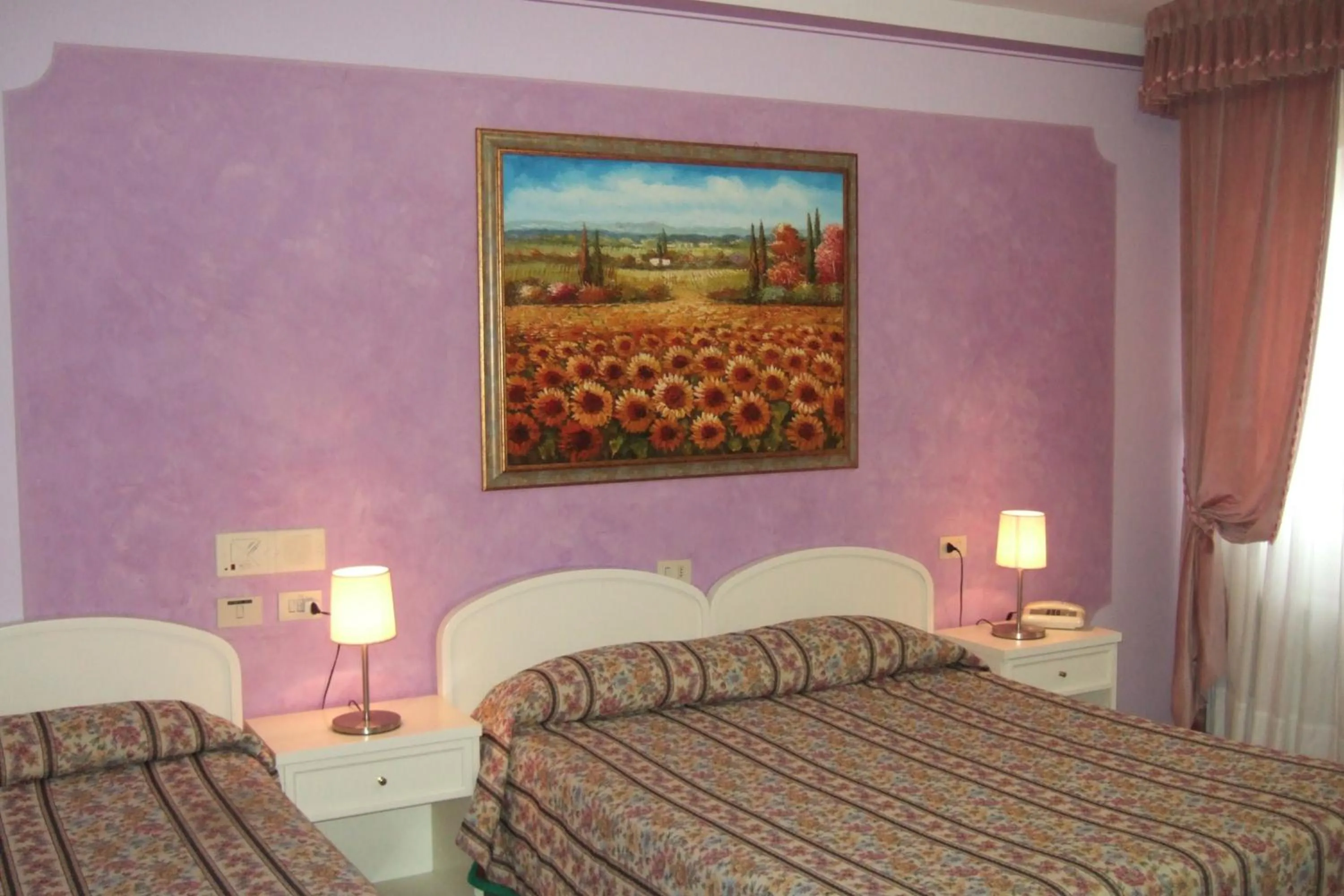 Decorative detail, Bed in Hotel La Torre