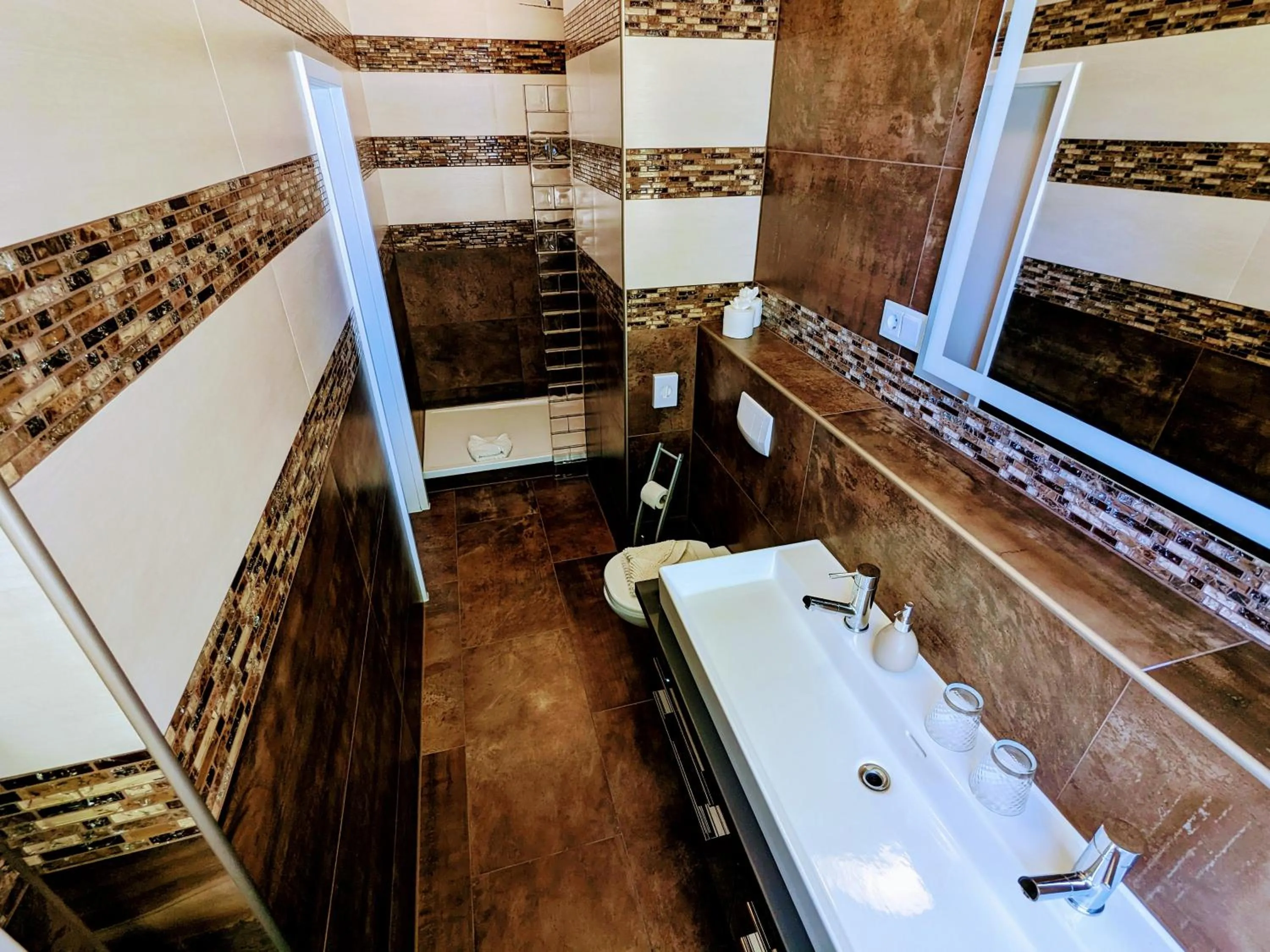 Shower in Strandhotel Lindequist