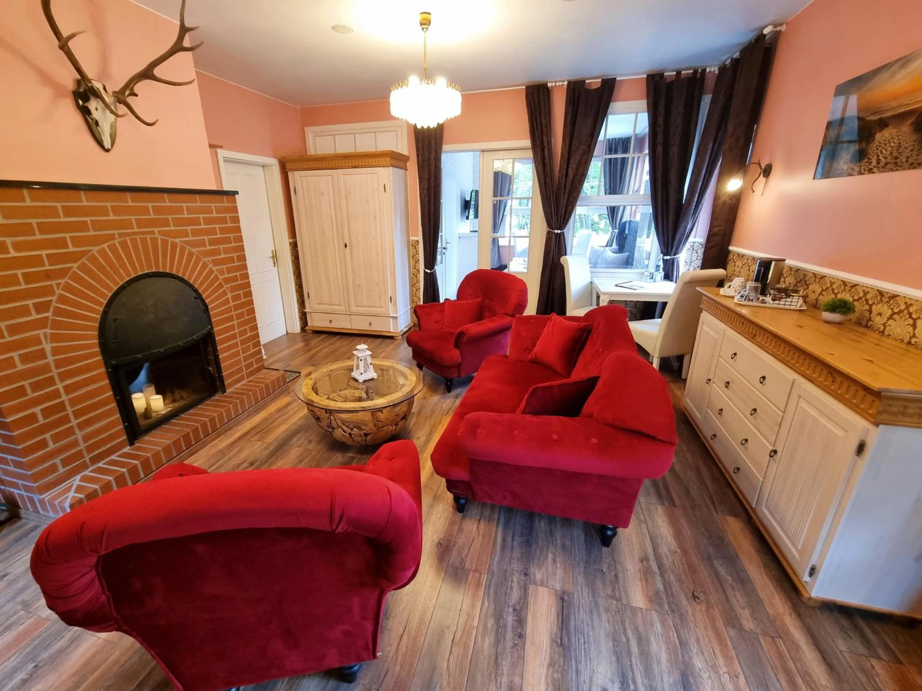 Living room in Strandhotel Lindequist