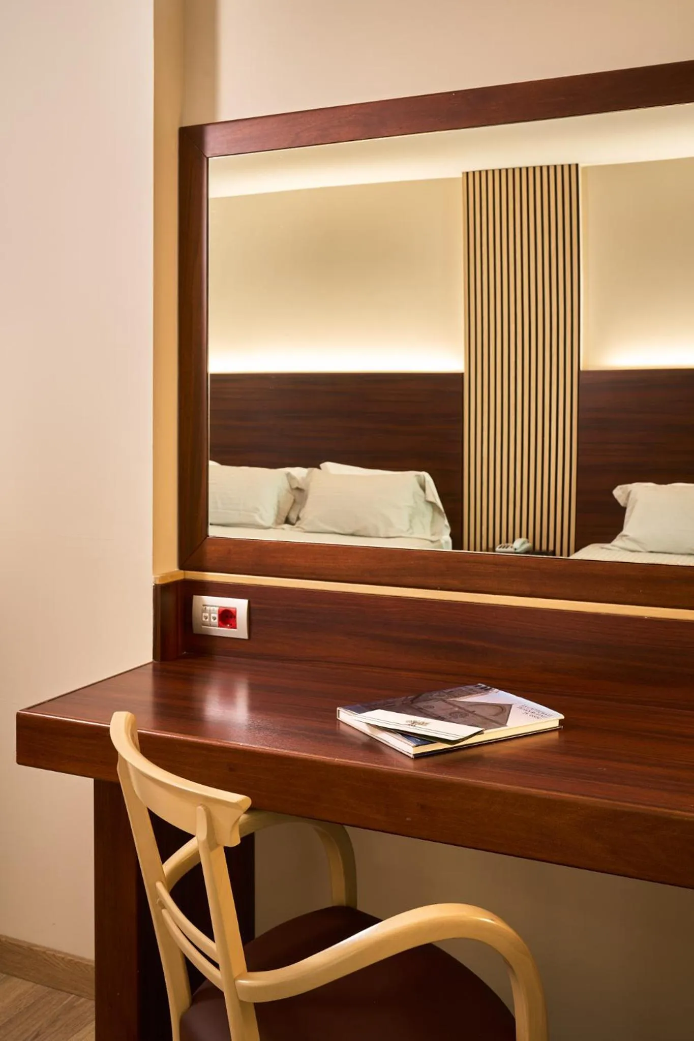 Bed in Delfina Palace Hotel