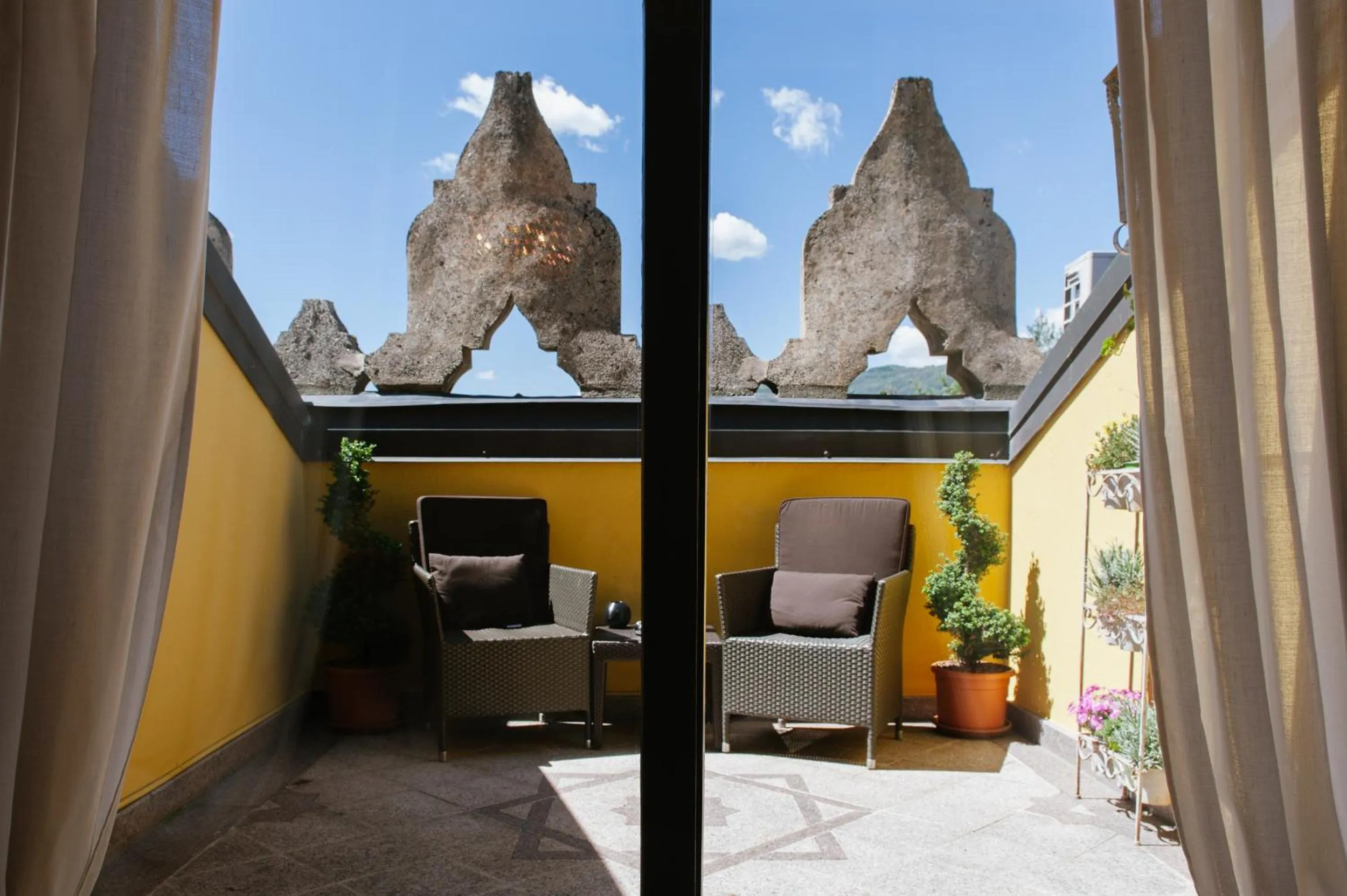 Balcony/Terrace in Relais & Chateaux Villa Crespi